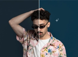 AI photo color correction