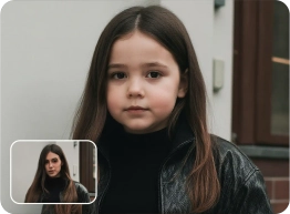 AI baby face filter