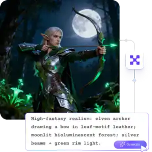 Text-to-character creation