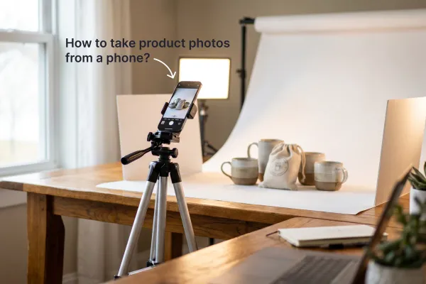 How to take product photos from a phone? (Complete guide, AI tool & more)