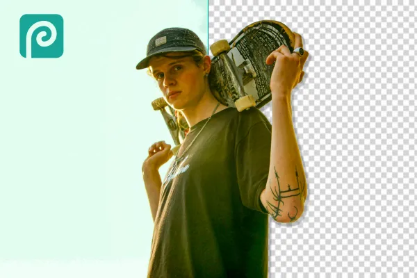 How to remove the background in Photopea?
