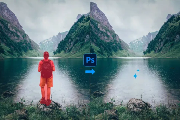 How to remove an object in Photoshop and replace it with the background (steps, most searched queries, AI tools & more)