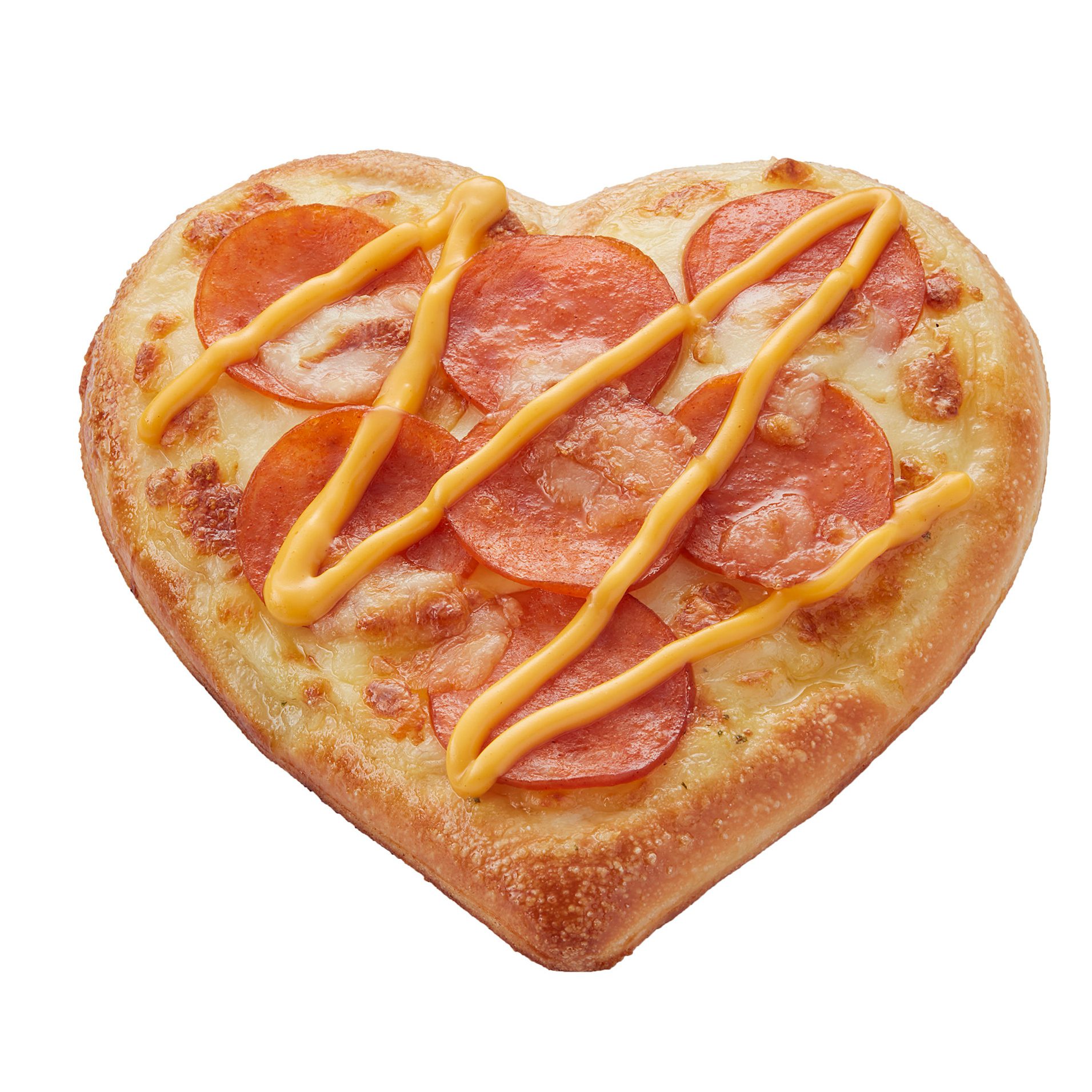 Heart Garlic Butter Chicken Pepperoni
