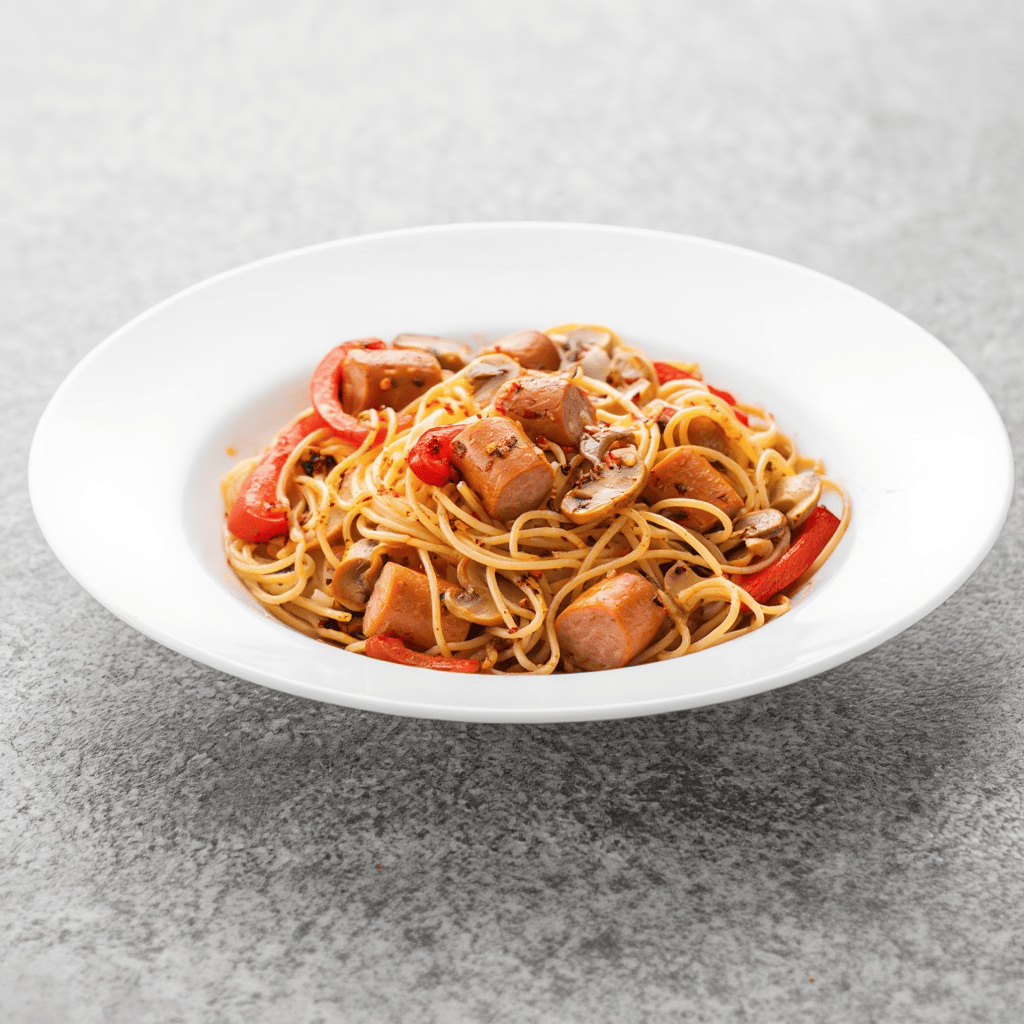 Salami Olio Spaghetti