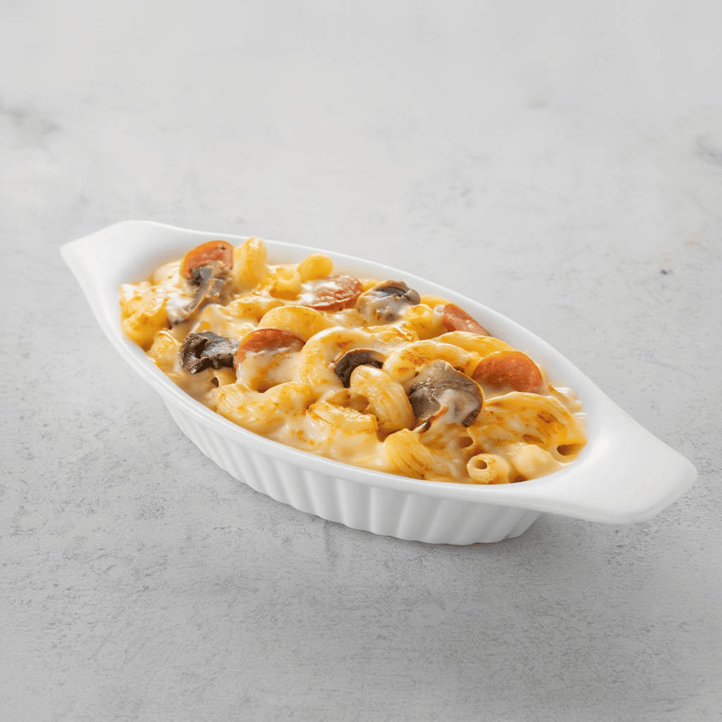 Chicken Salami Mac & Cheese