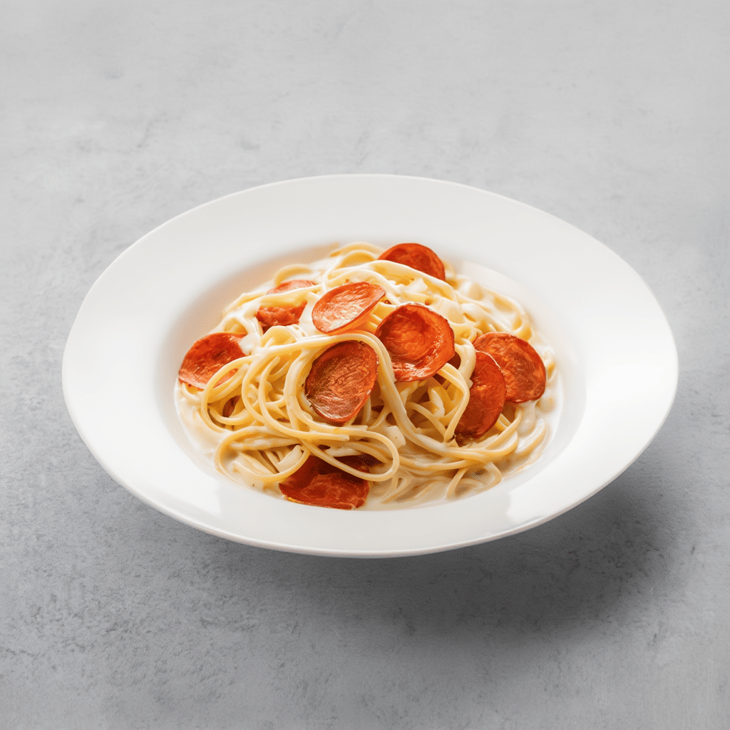 Chicken Pepperoni Spaghetti