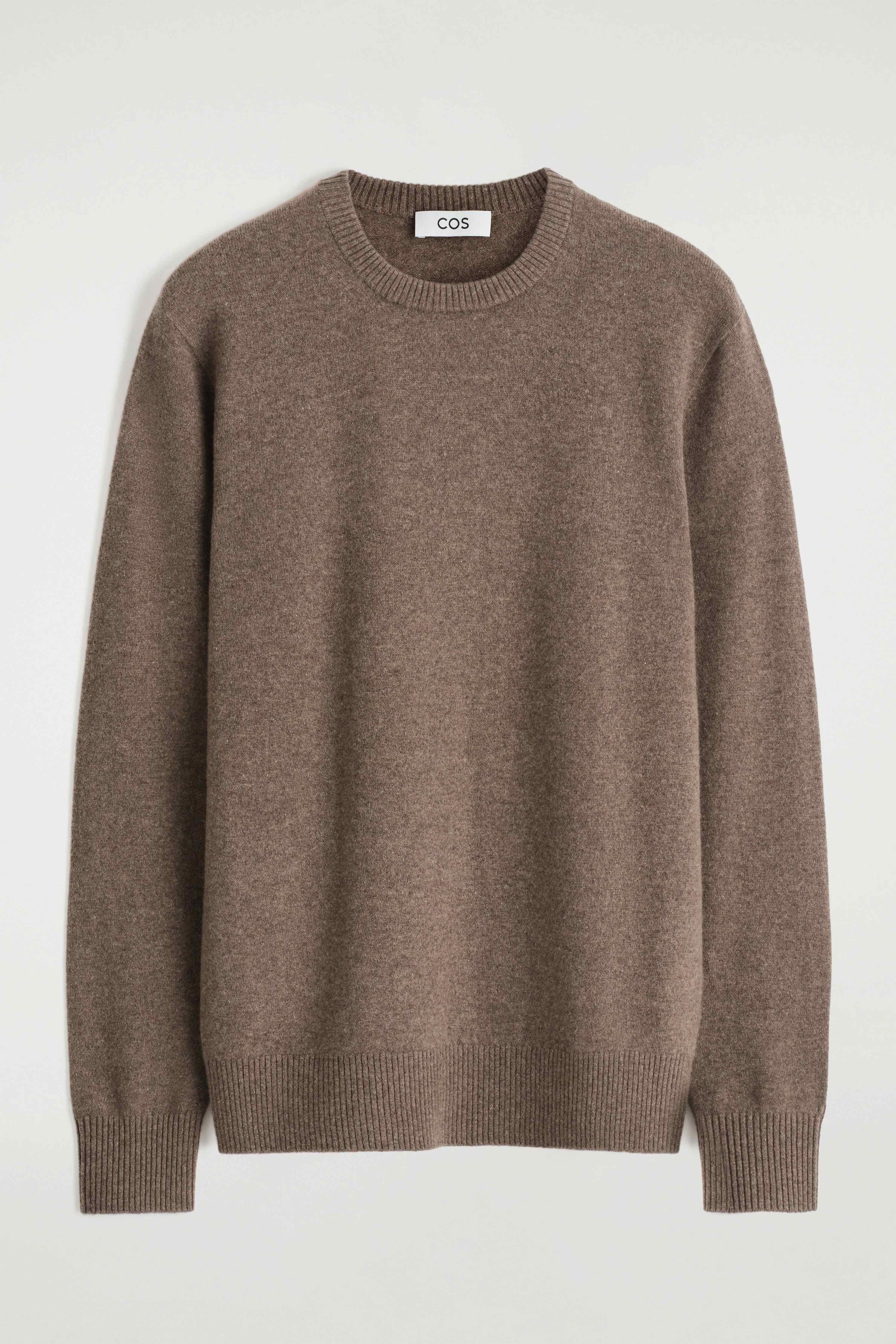SEAMLESS PURE CASHMERE CREW-NECK JUMPER - 1