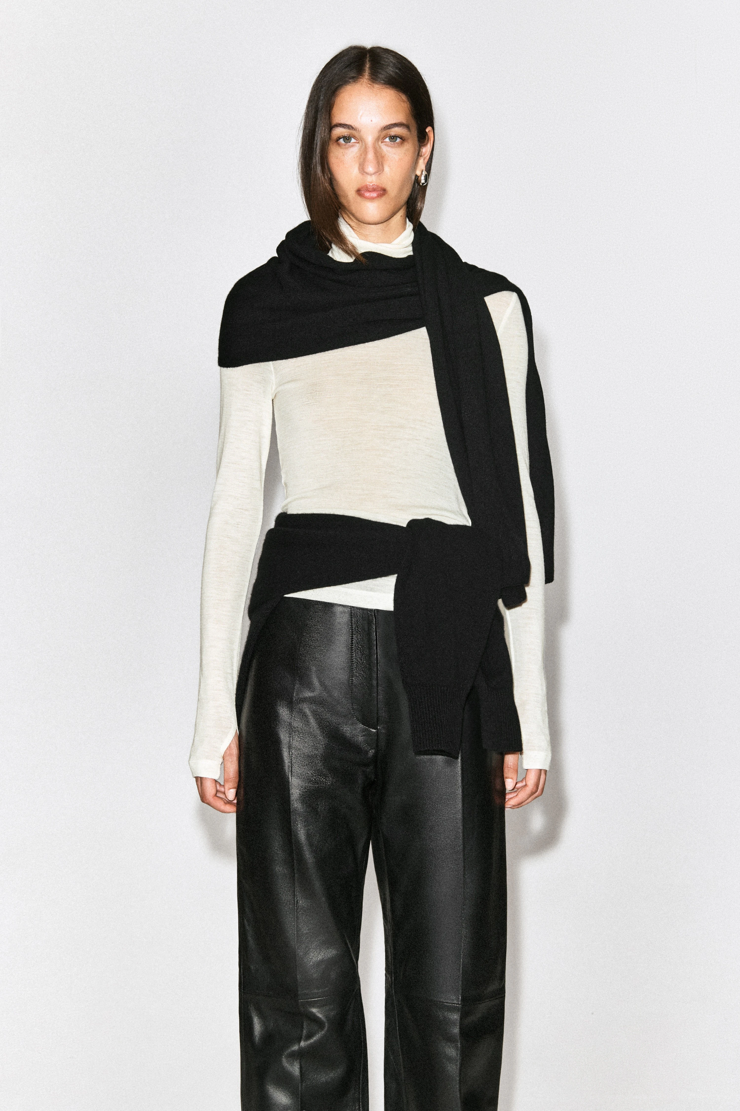 PURE CASHMERE SCARF - 4