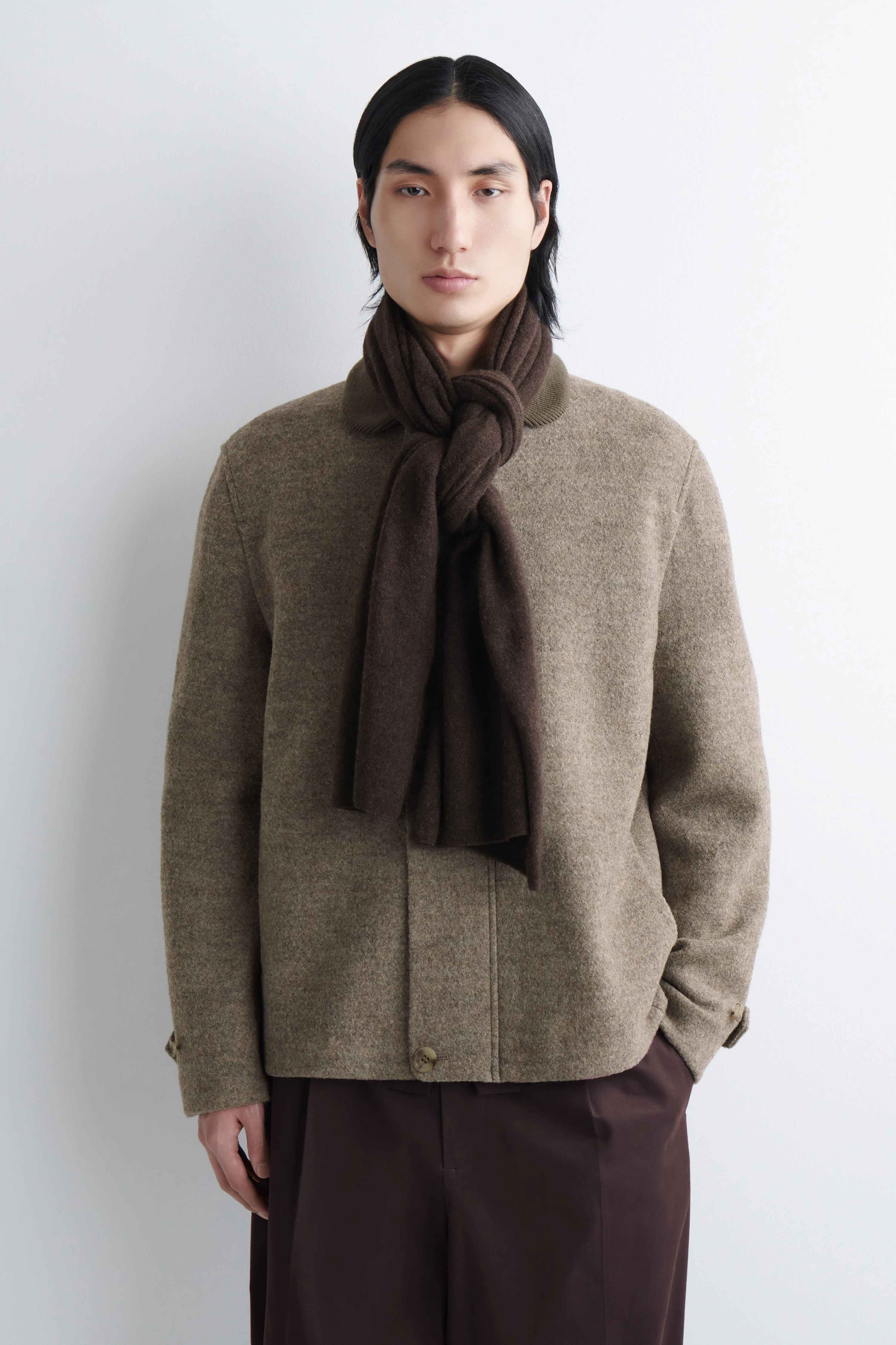 PURE CASHMERE SCARF - 1