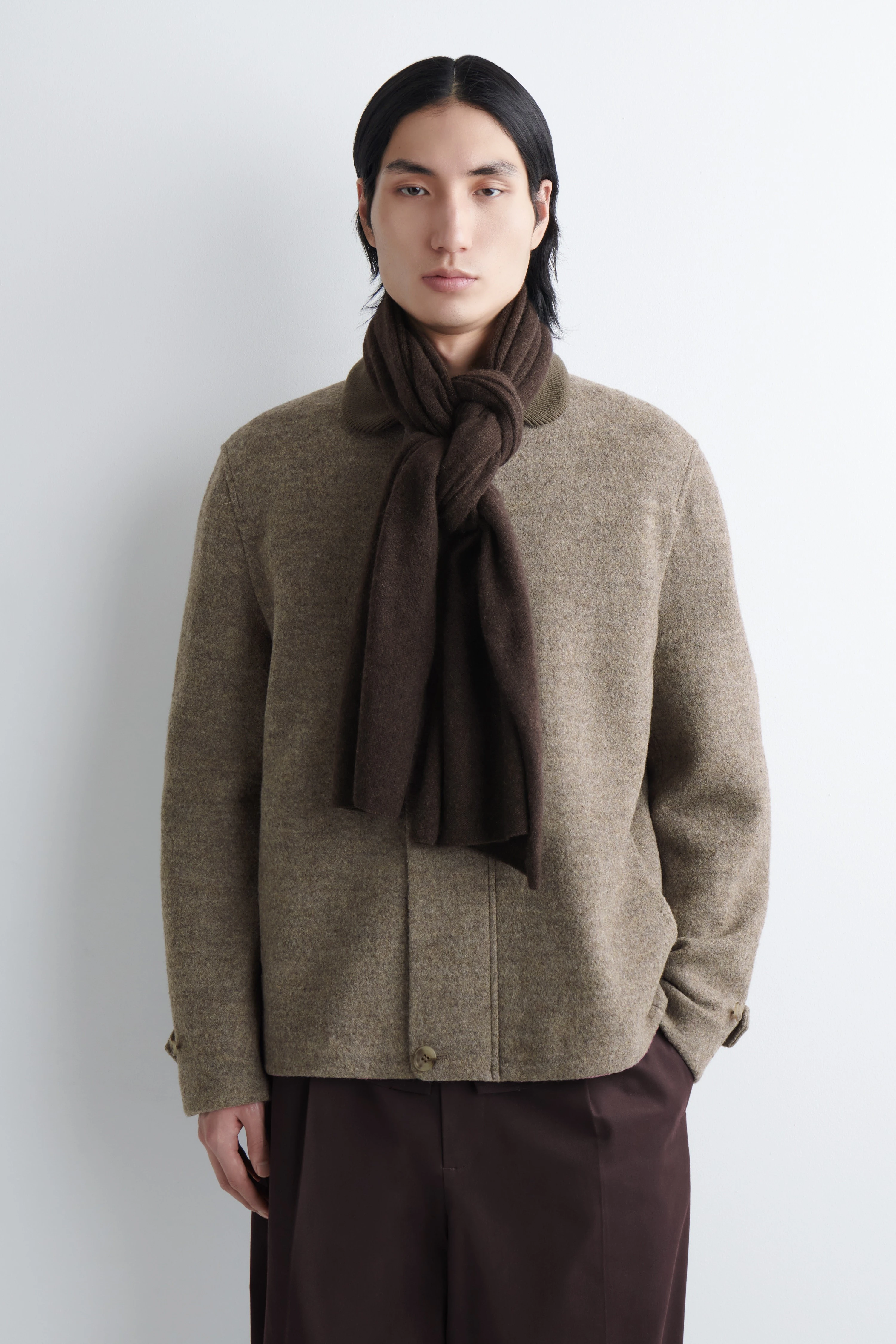 PURE CASHMERE SCARF - 1