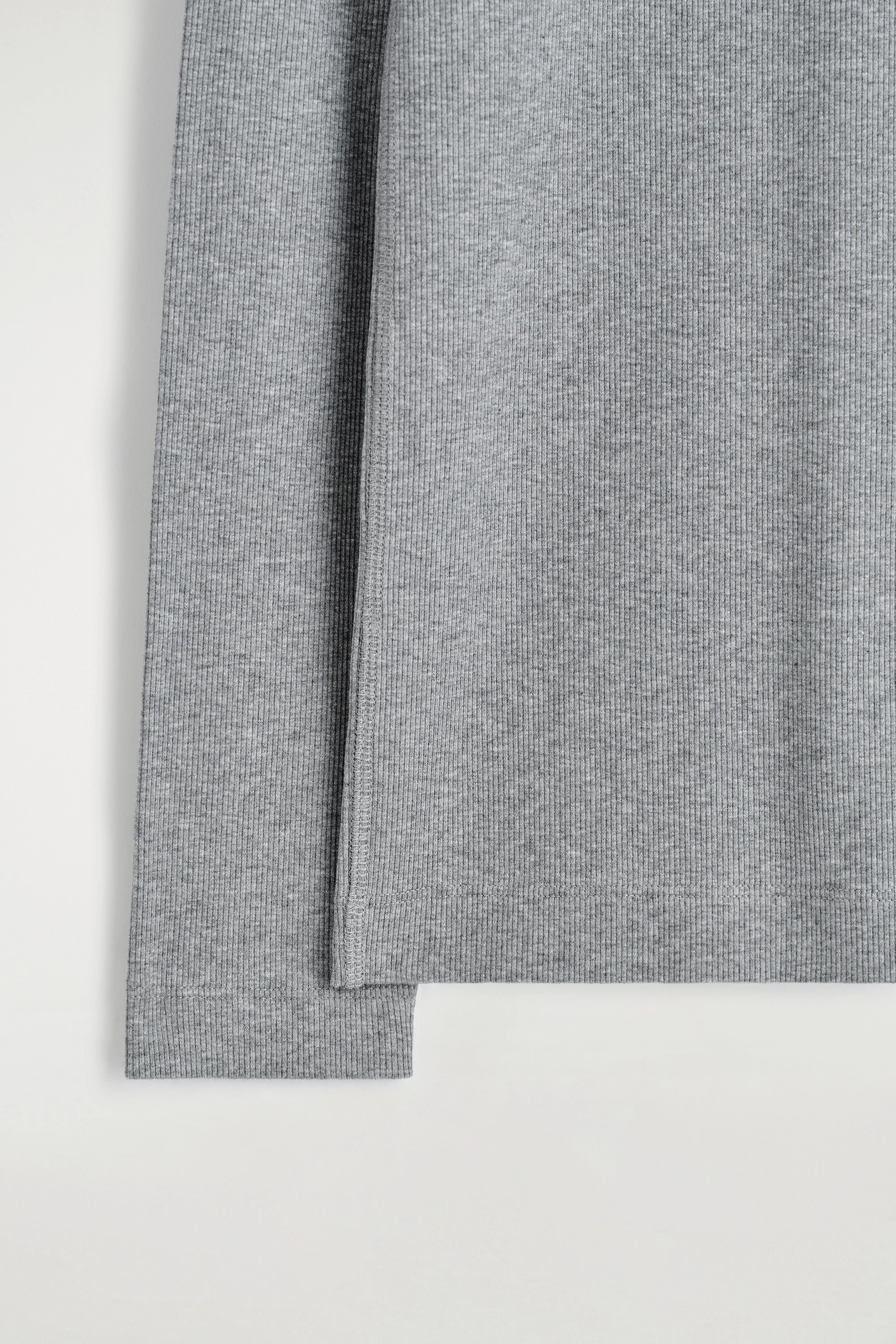 RIBBED JERSEY LONG-SLEEVED TOP