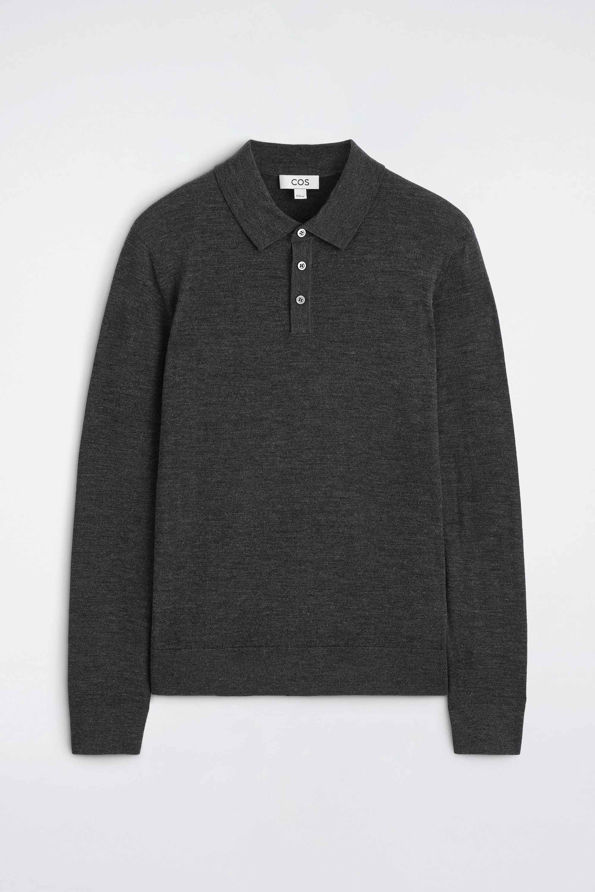 SLIM MERINO WOOL POLO SHIRT - 6