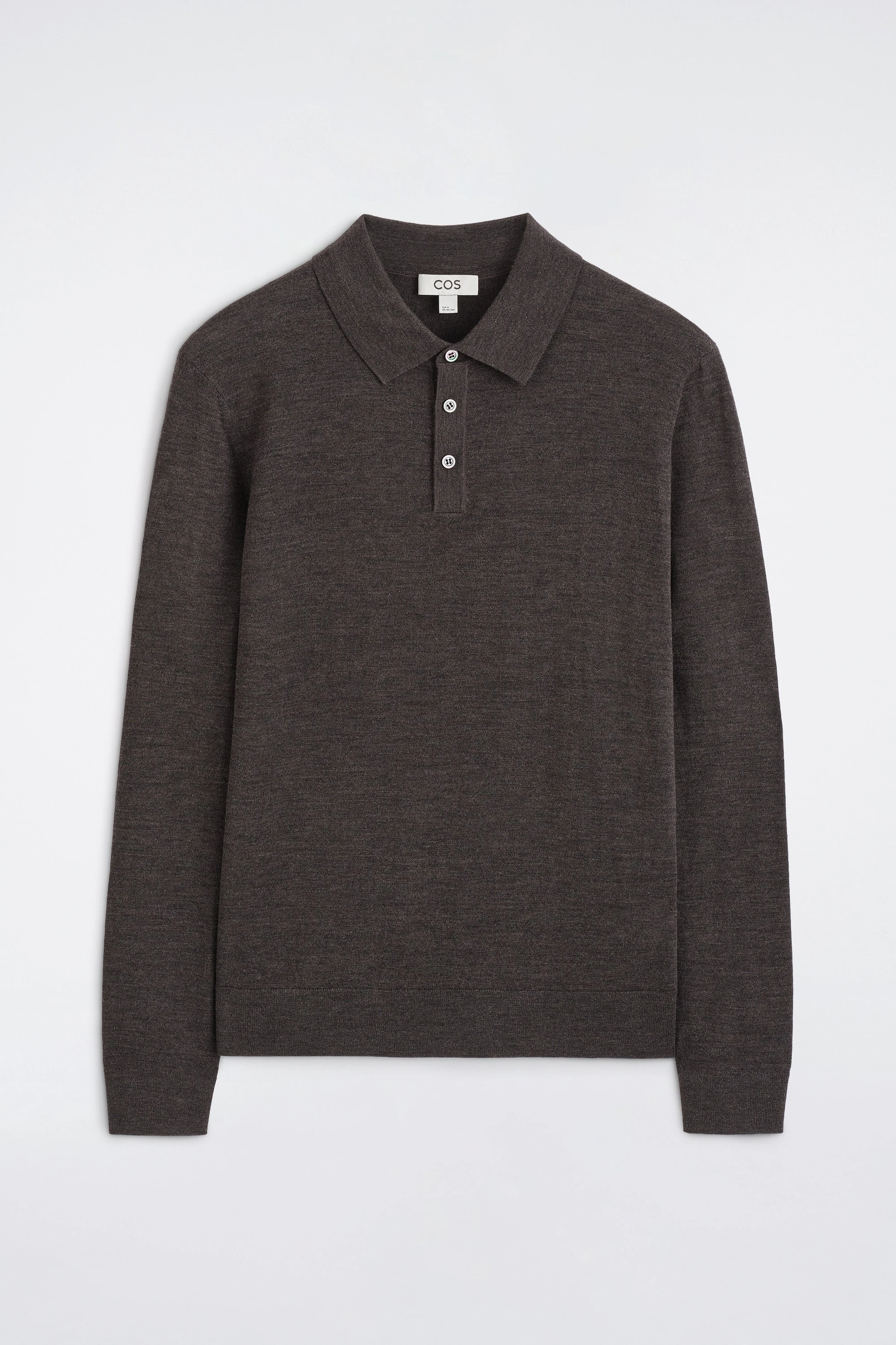 SLIM MERINO WOOL POLO SHIRT - 6