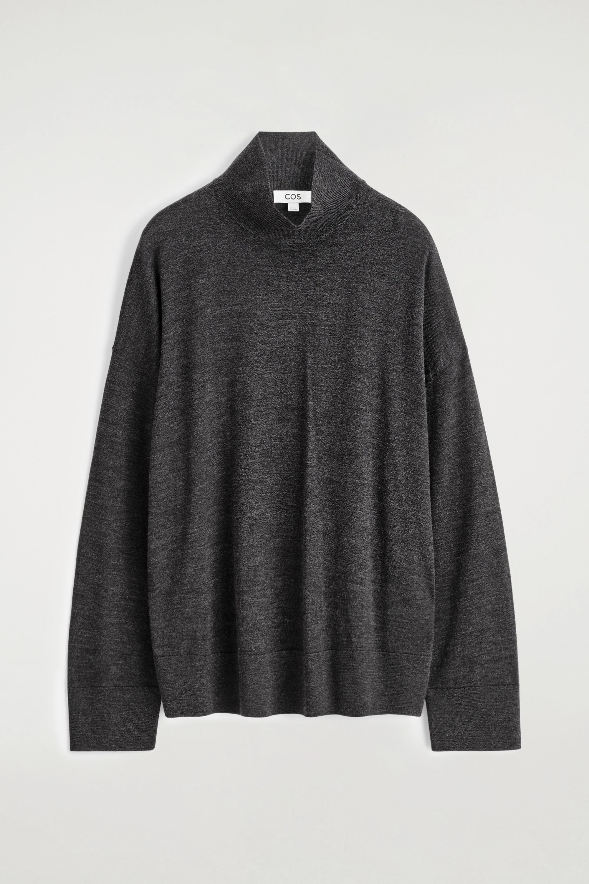 MERINO WOOL TURTLENECK JUMPER - 1