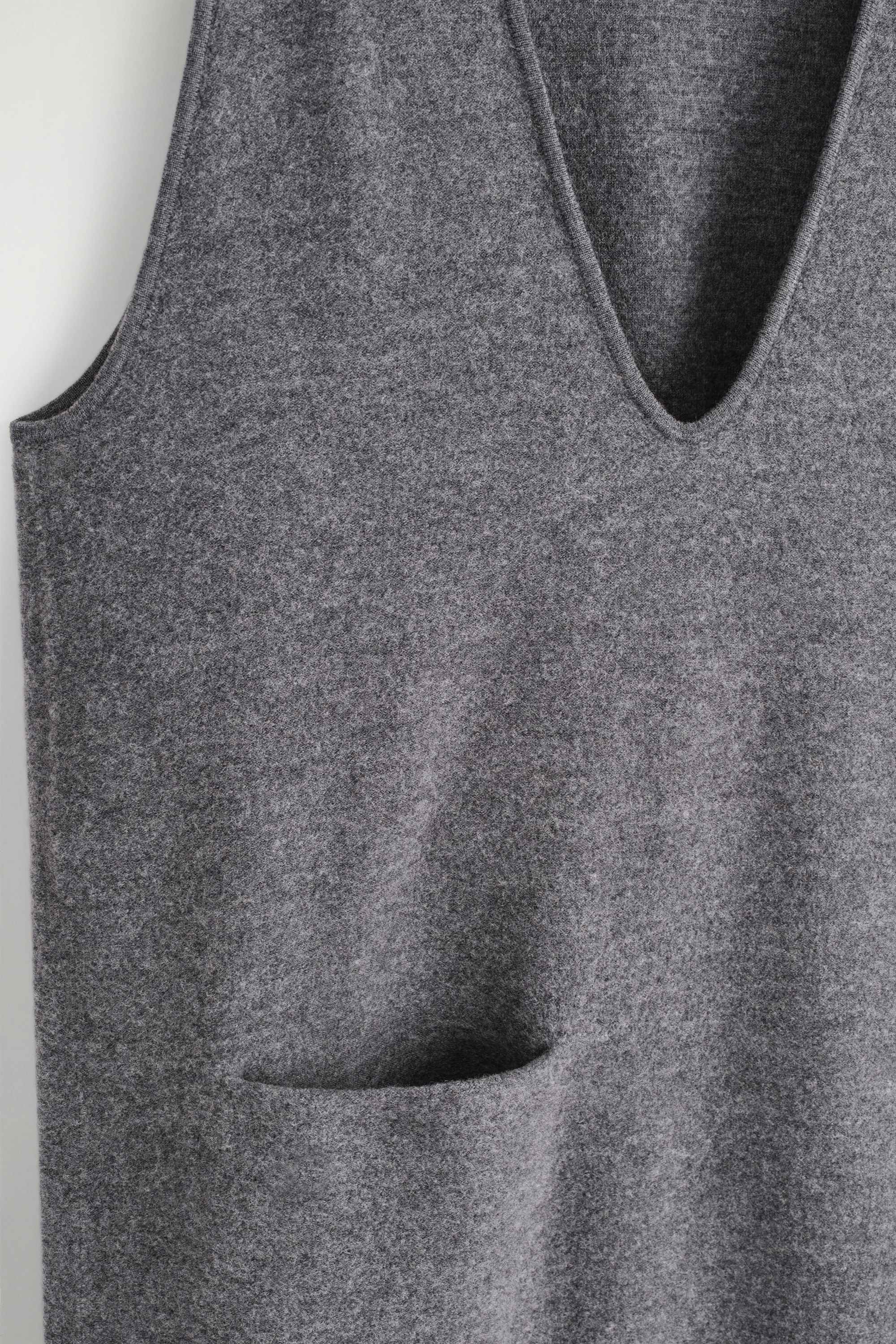 BOILED-WOOL MIDI DRESS - 2