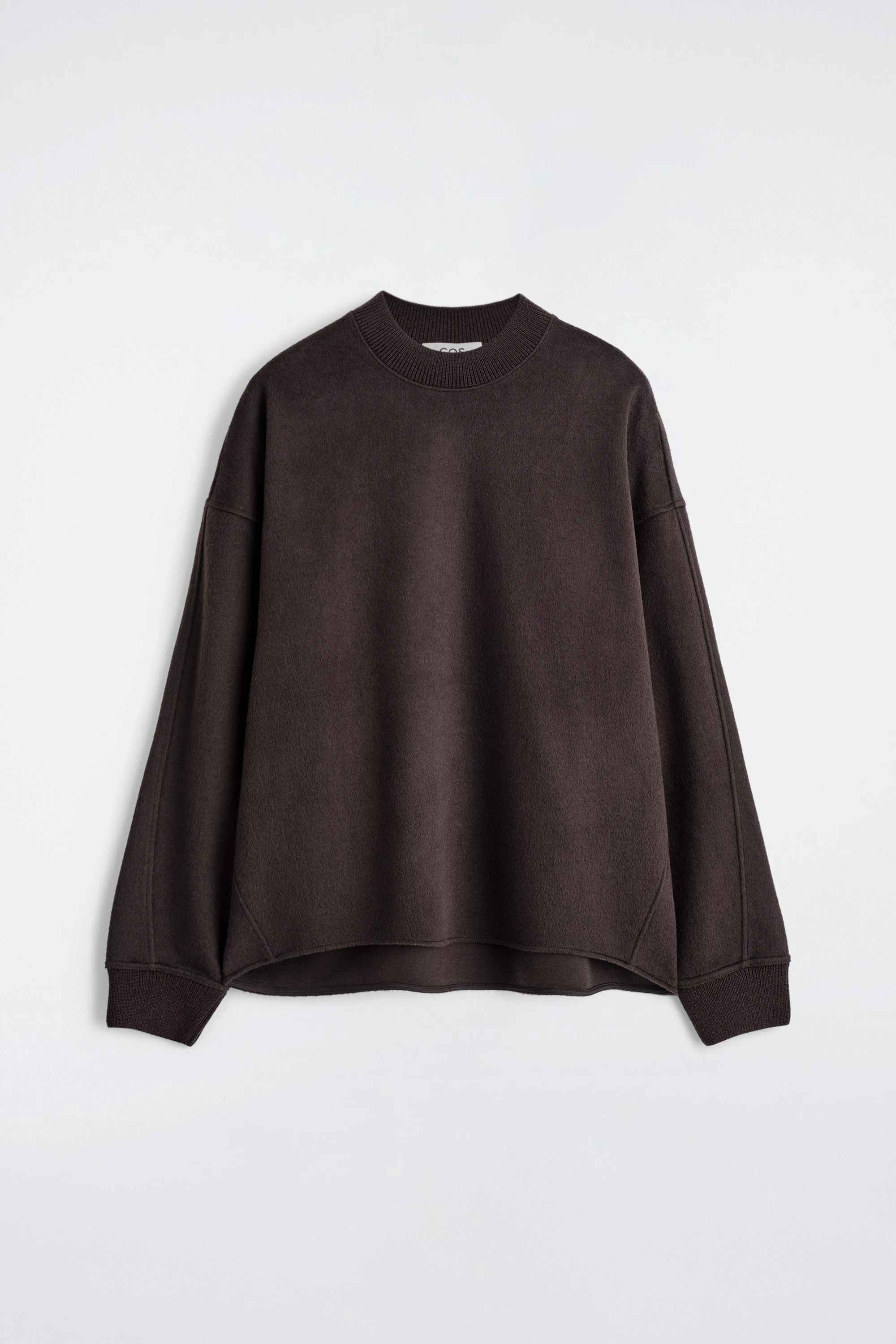 OVERSIZED MERINO-WOOL JERSEY JUMPER - 1