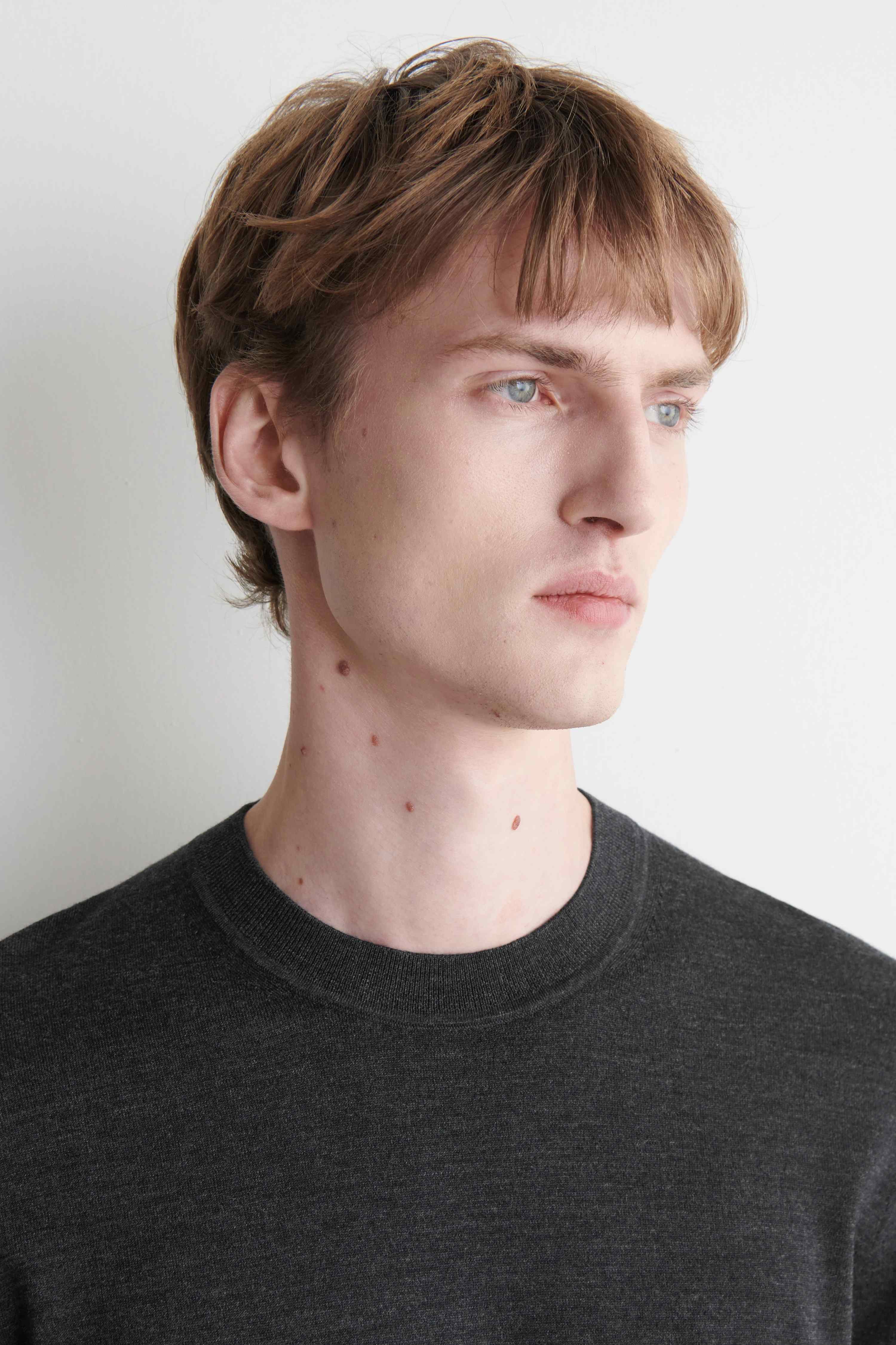SLIM MERINO WOOL CREW-NECK JUMPER - 5