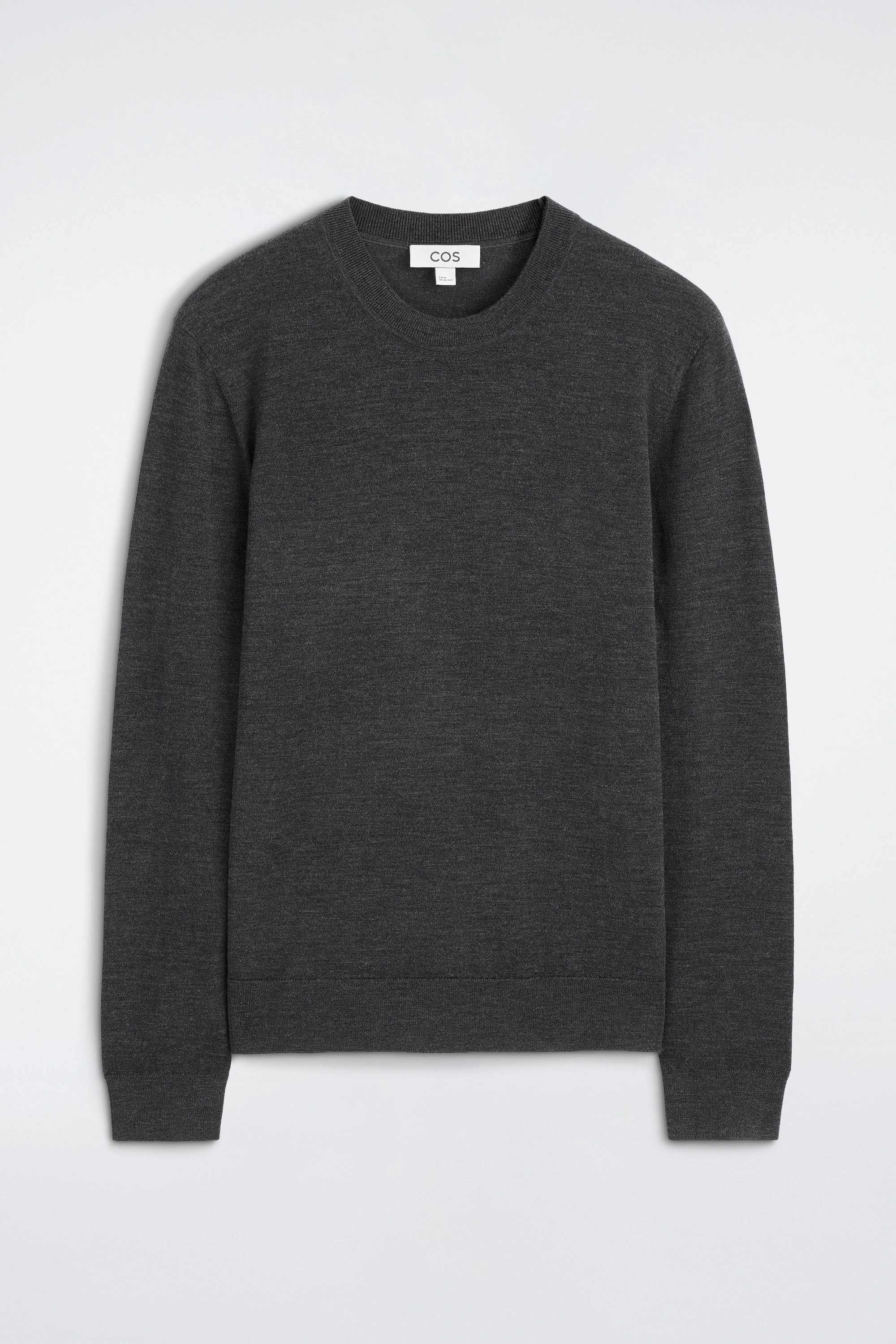 SLIM MERINO WOOL CREW-NECK JUMPER - 6