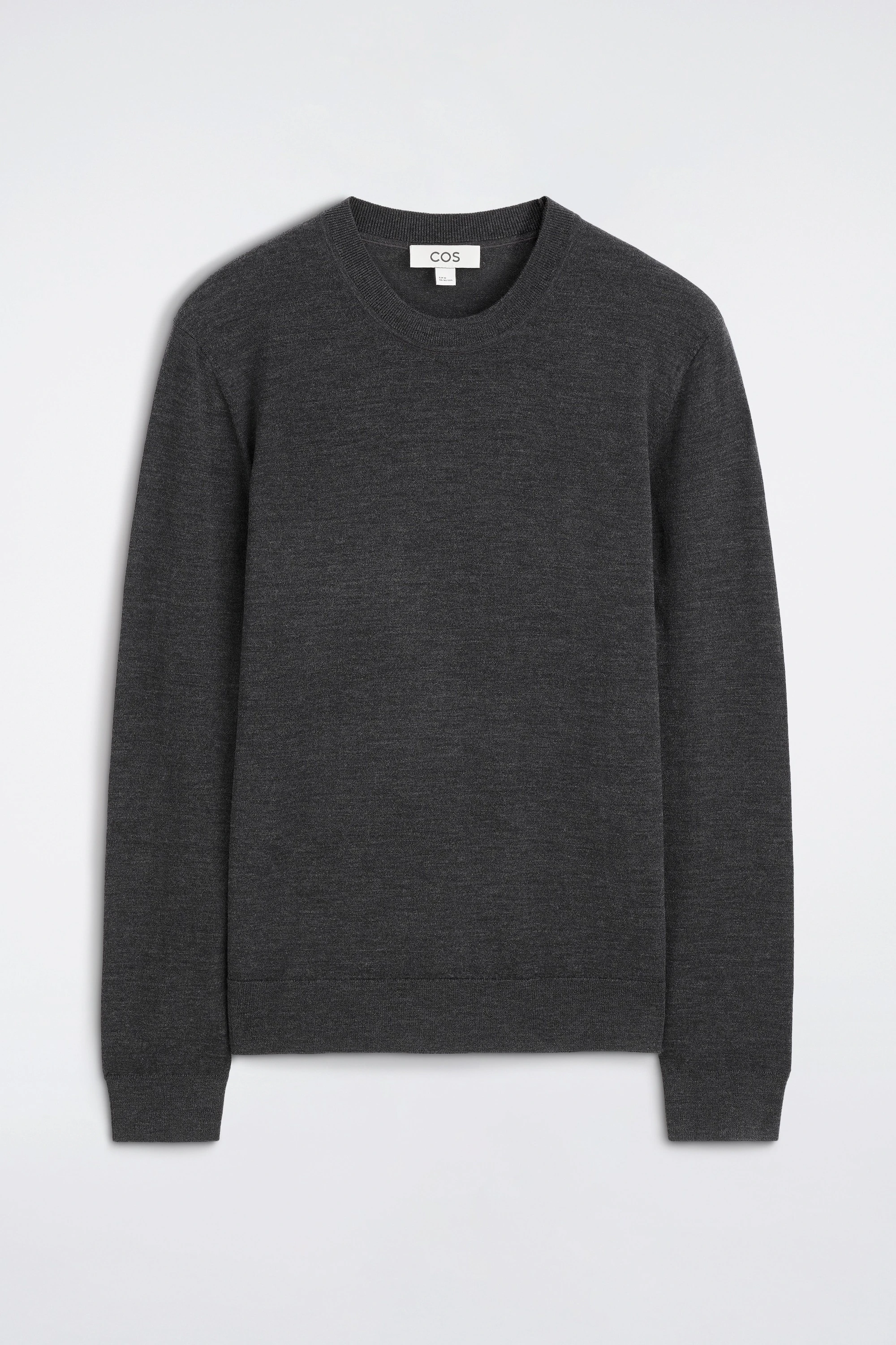 SLIM MERINO WOOL CREW-NECK JUMPER