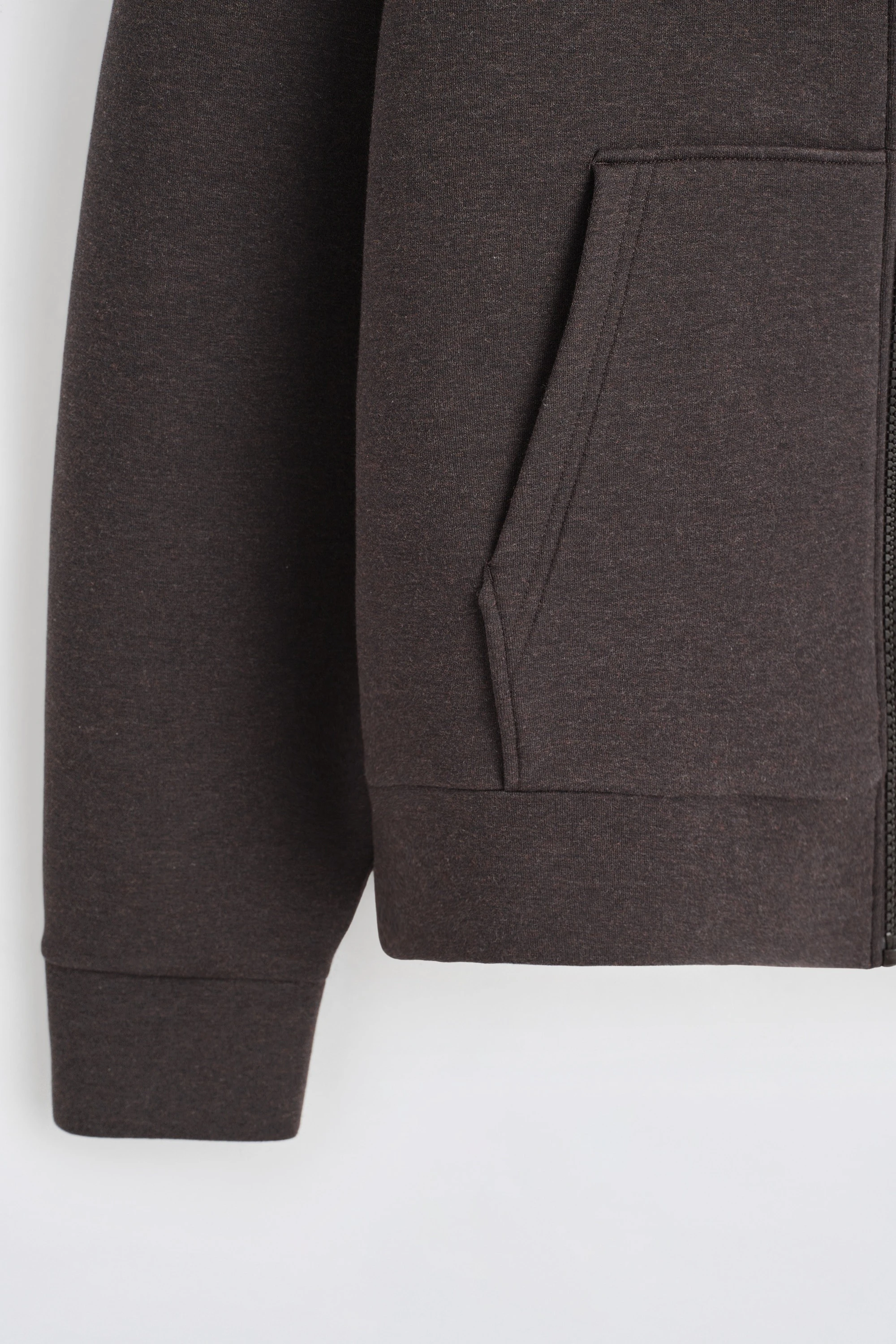 OVERSIZED SCUBA-JERSEY ZIP-UP HOODIE - 7