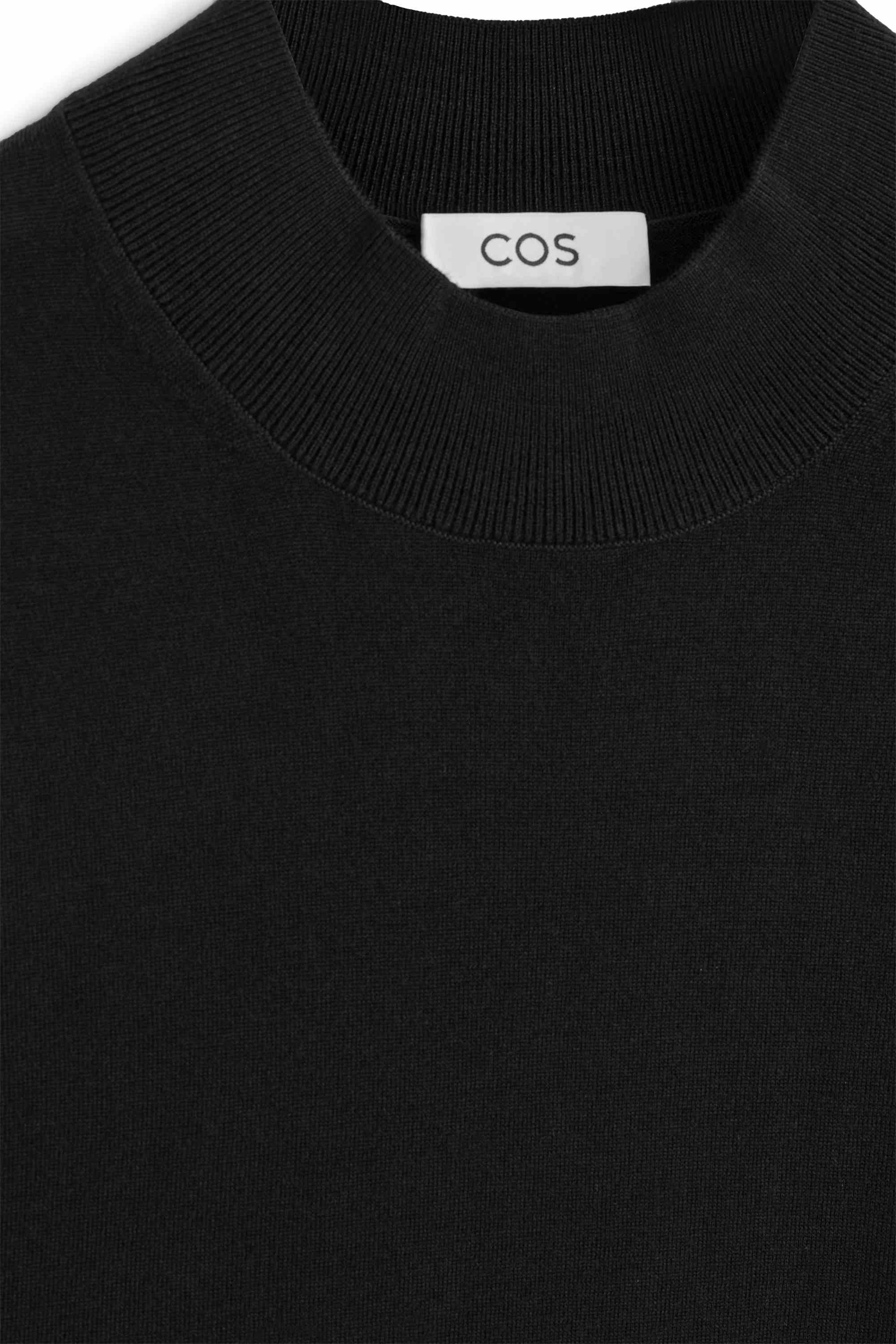 SLIM MERINO WOOL MOCK-NECK JUMPER - 6