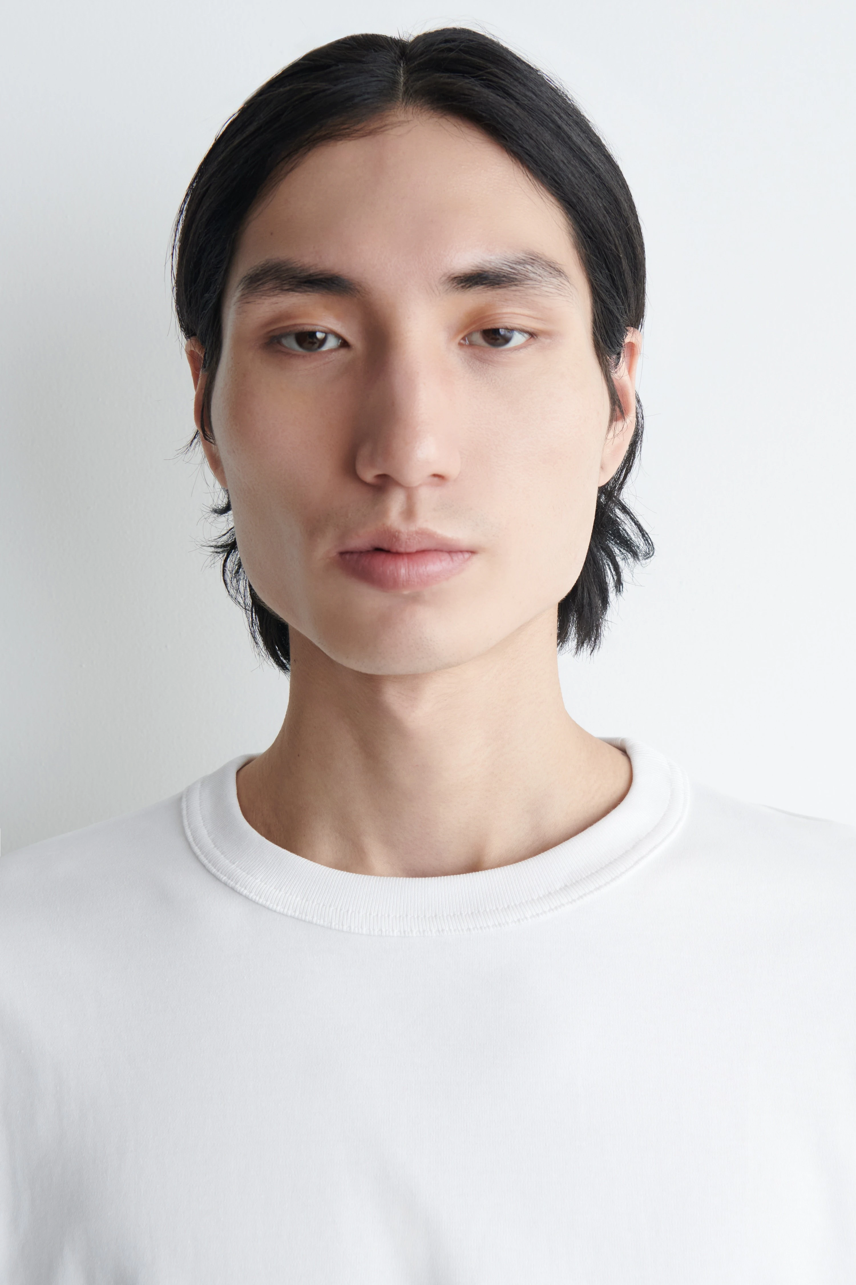 RELAXED JERSEY INTERLOCK LONG-SLEEVED T-SHIRT - 5