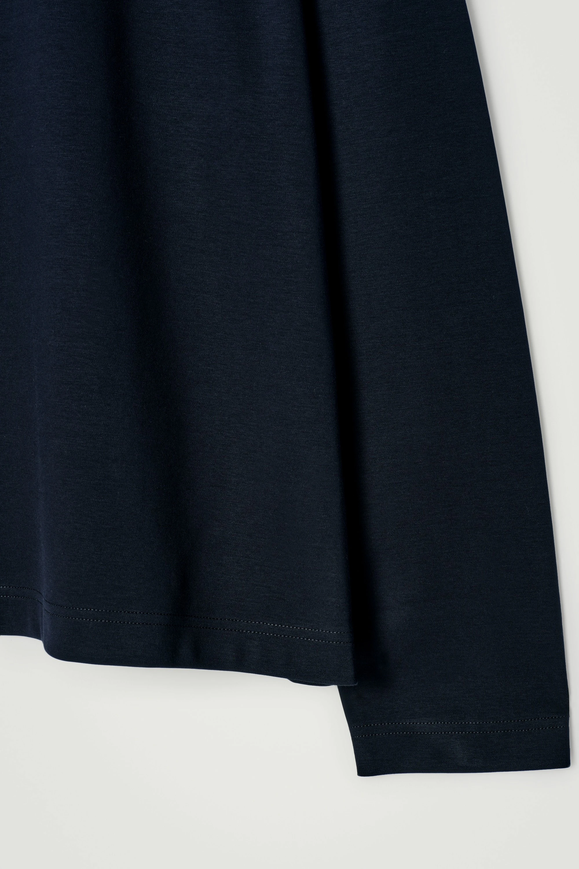 RELAXED JERSEY INTERLOCK LONG-SLEEVED T-SHIRT - 3