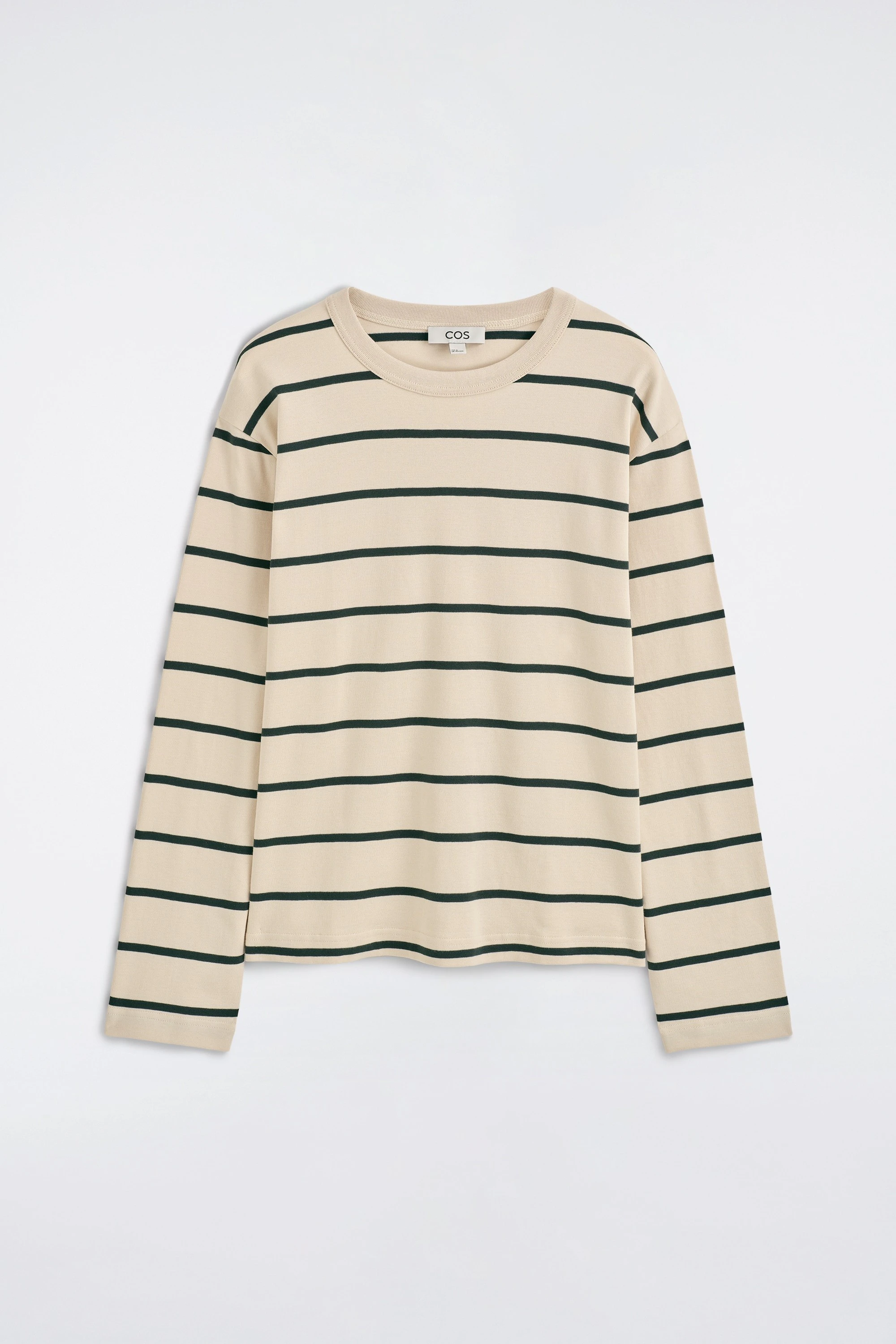 RELAXED JERSEY INTERLOCK LONG-SLEEVED T-SHIRT - 6