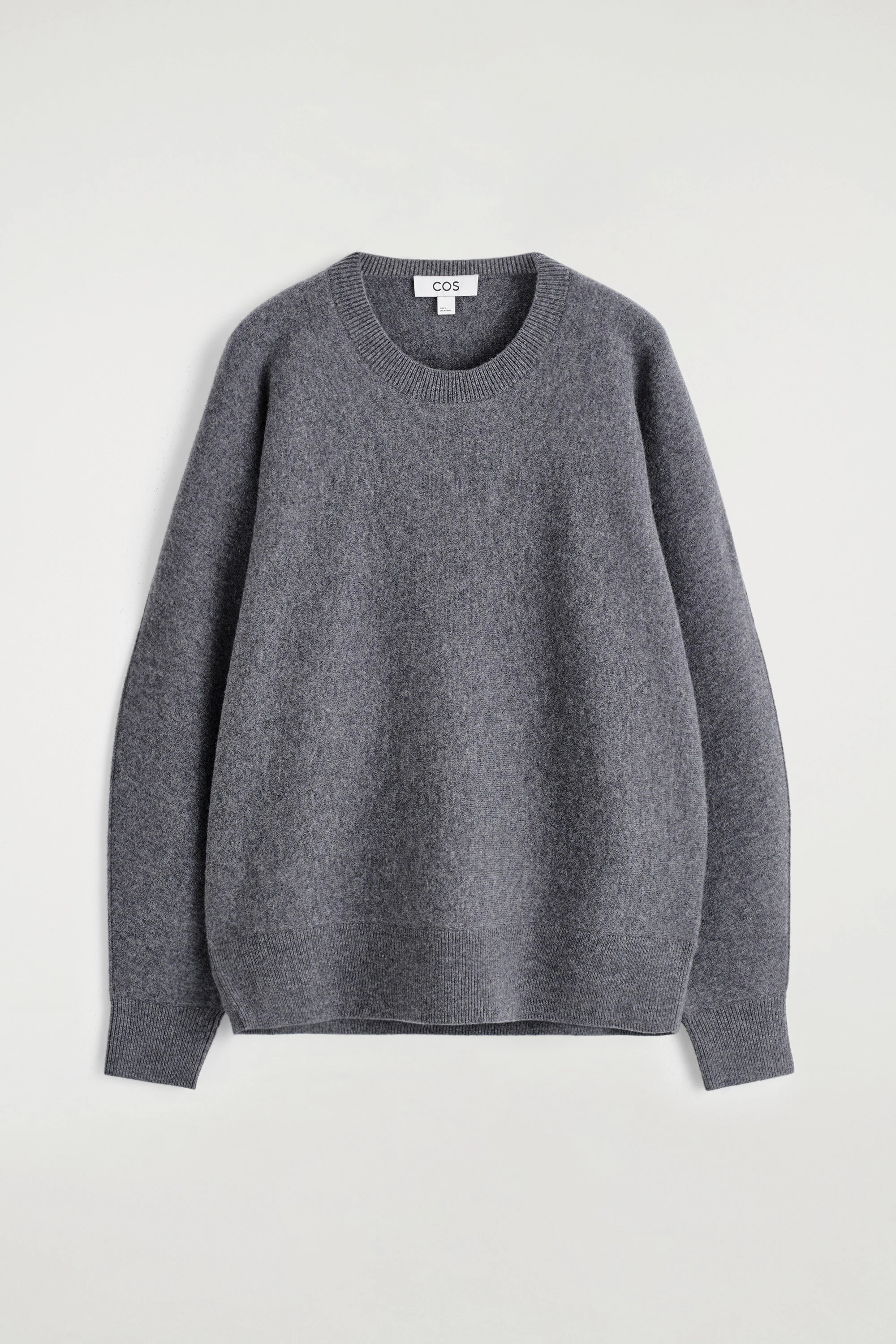 ROUNDED DOUBLE-FACED WOOL JUMPER - 1