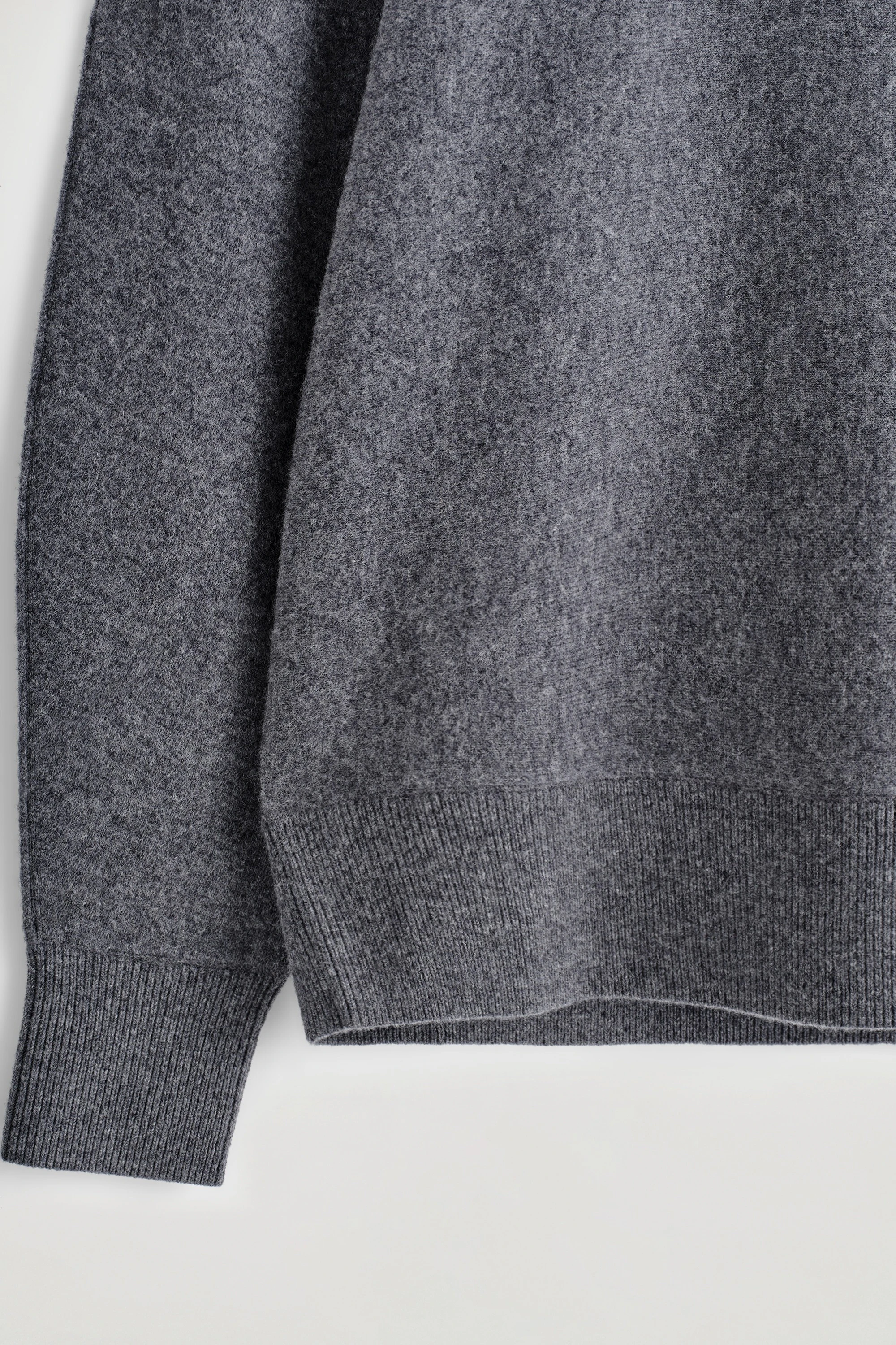 ROUNDED DOUBLE-FACED WOOL JUMPER - 2