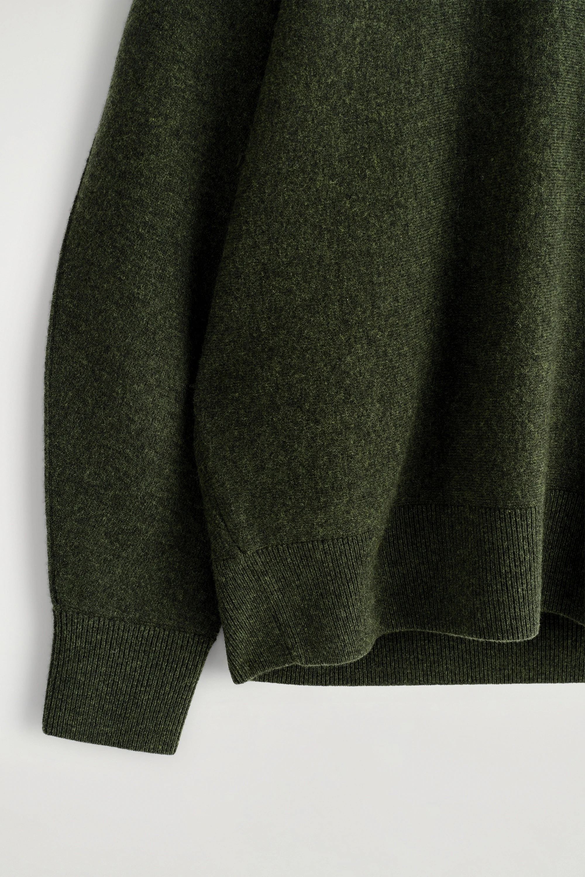 ROUNDED DOUBLE-FACED WOOL JUMPER - 2