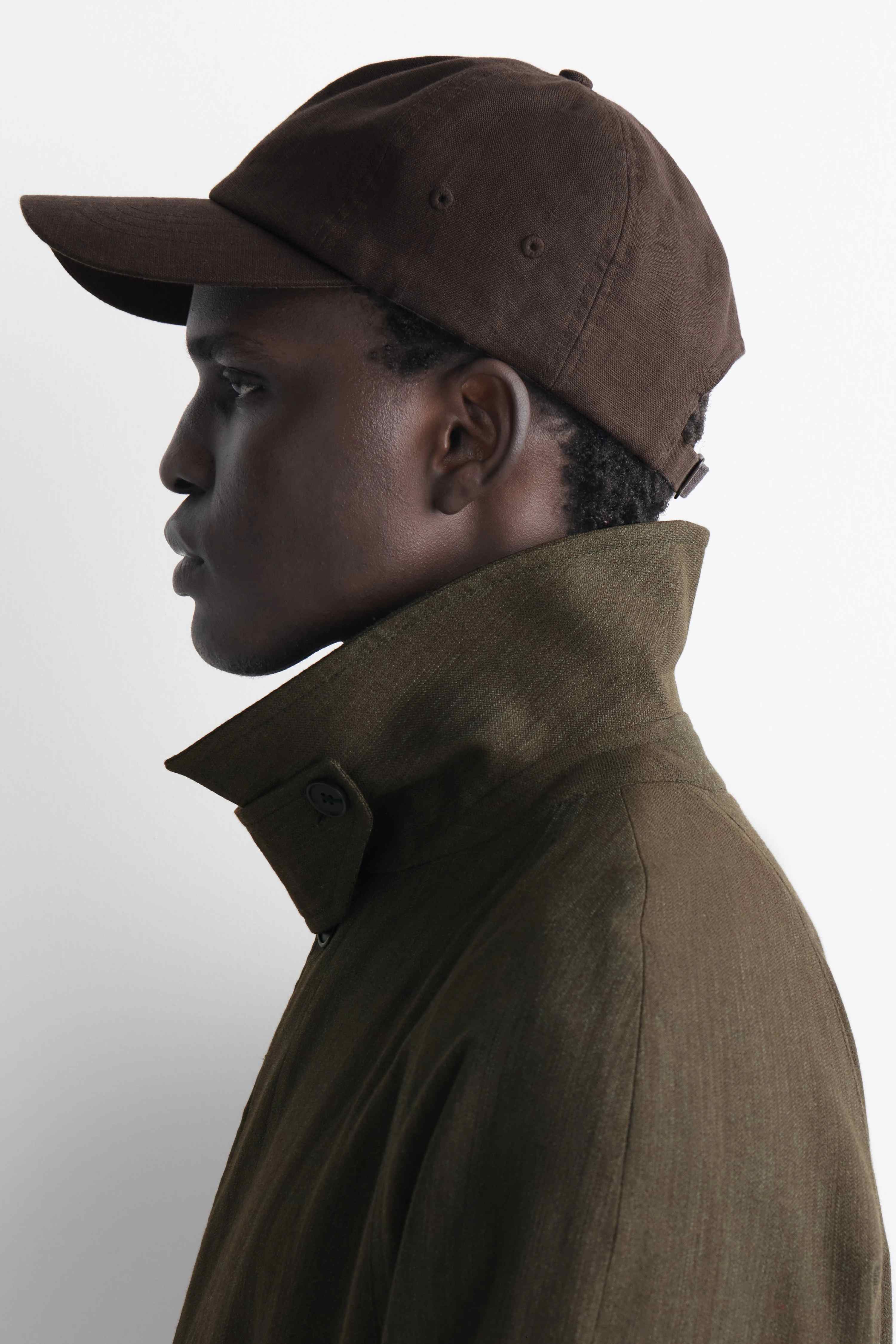 LINEN BASEBALL CAP
