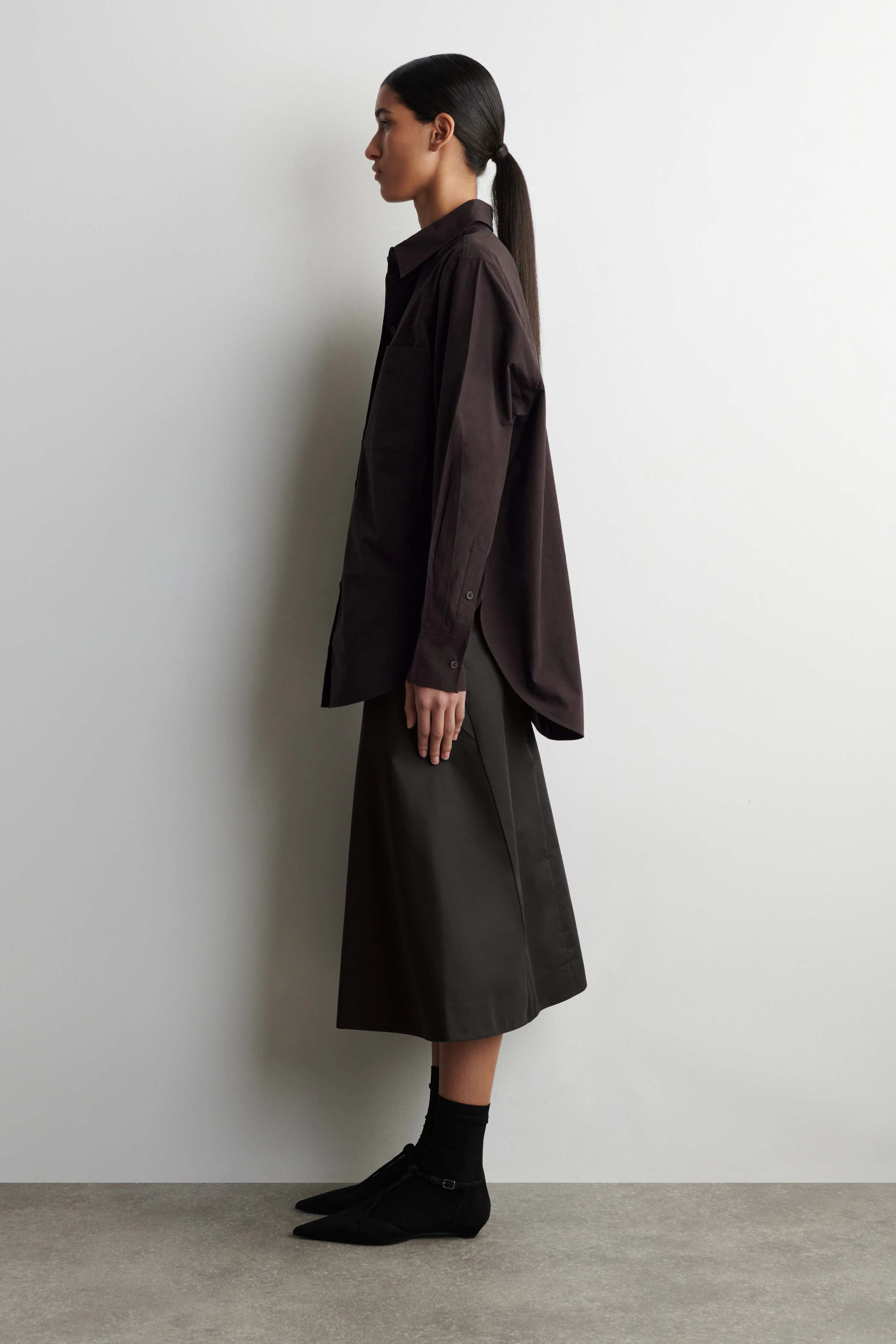 TAILORED PIMA COTTON SHIRT - 4