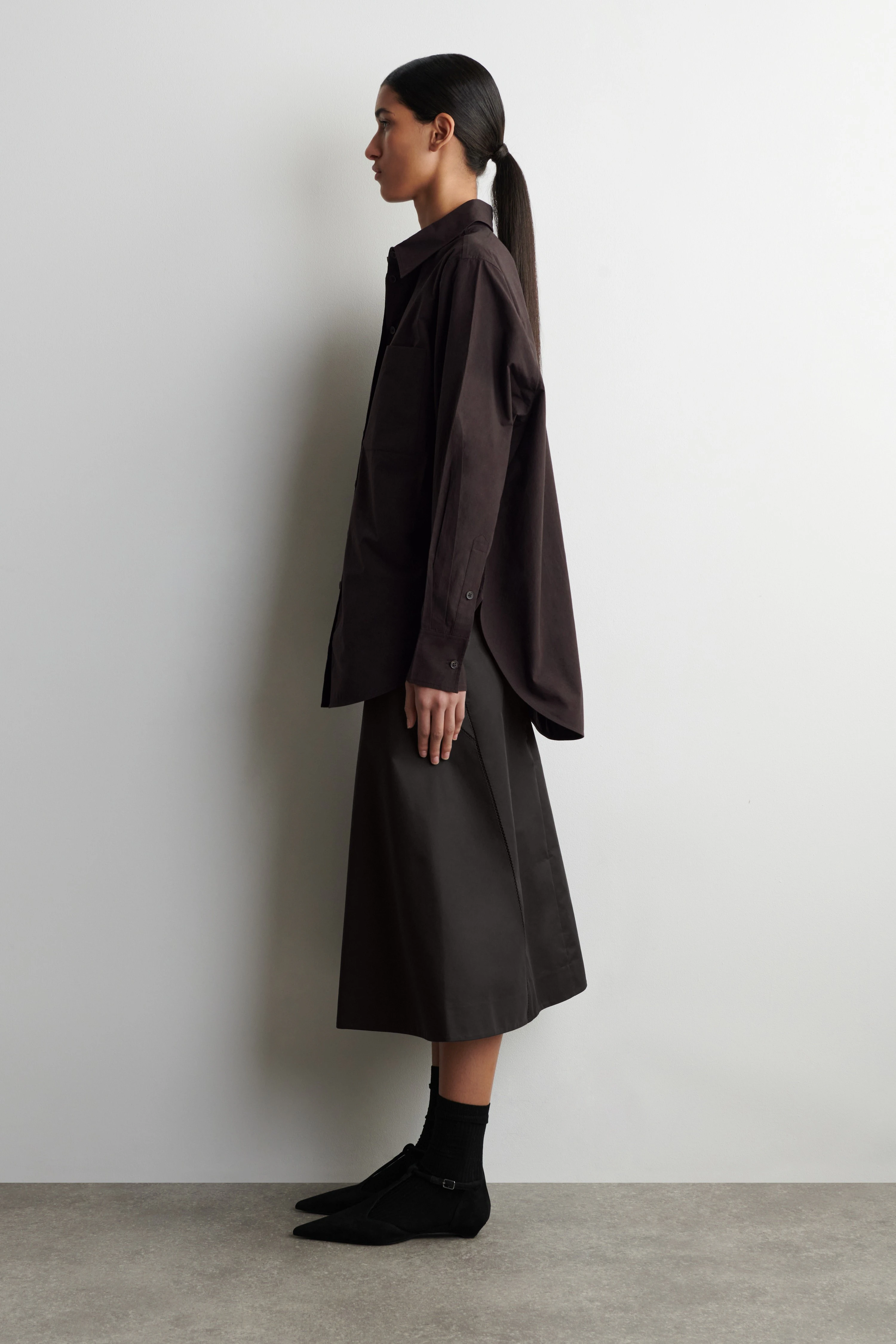 TAILORED PIMA COTTON SHIRT - 4