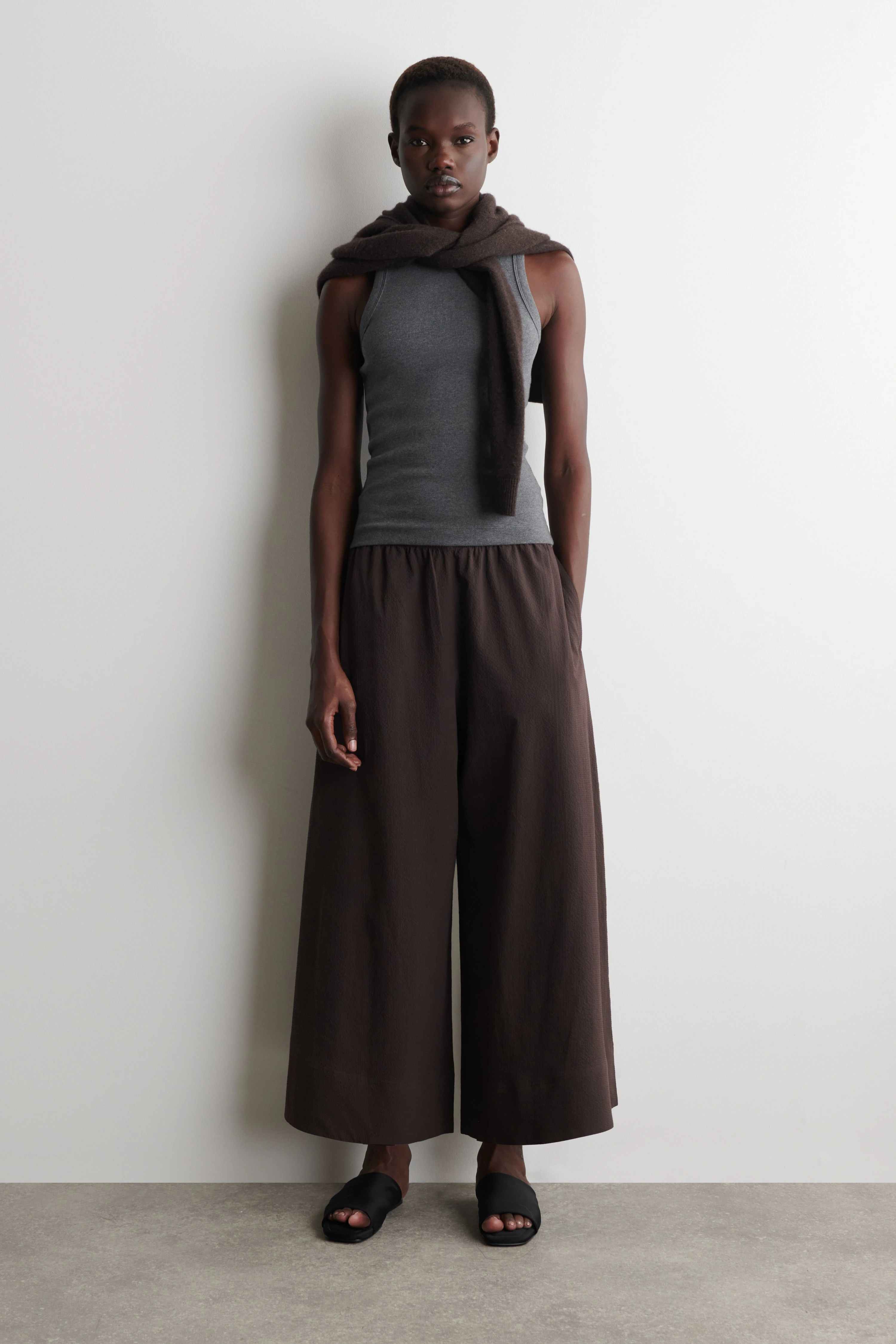 SEERSUCKER CULOTTES - 1