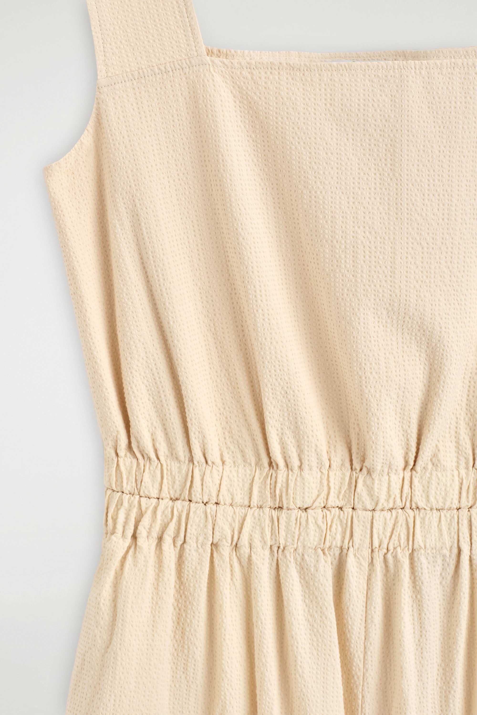 OPEN-BACK SEERSUCKER WIDE-LEG JUMPSUIT - 7