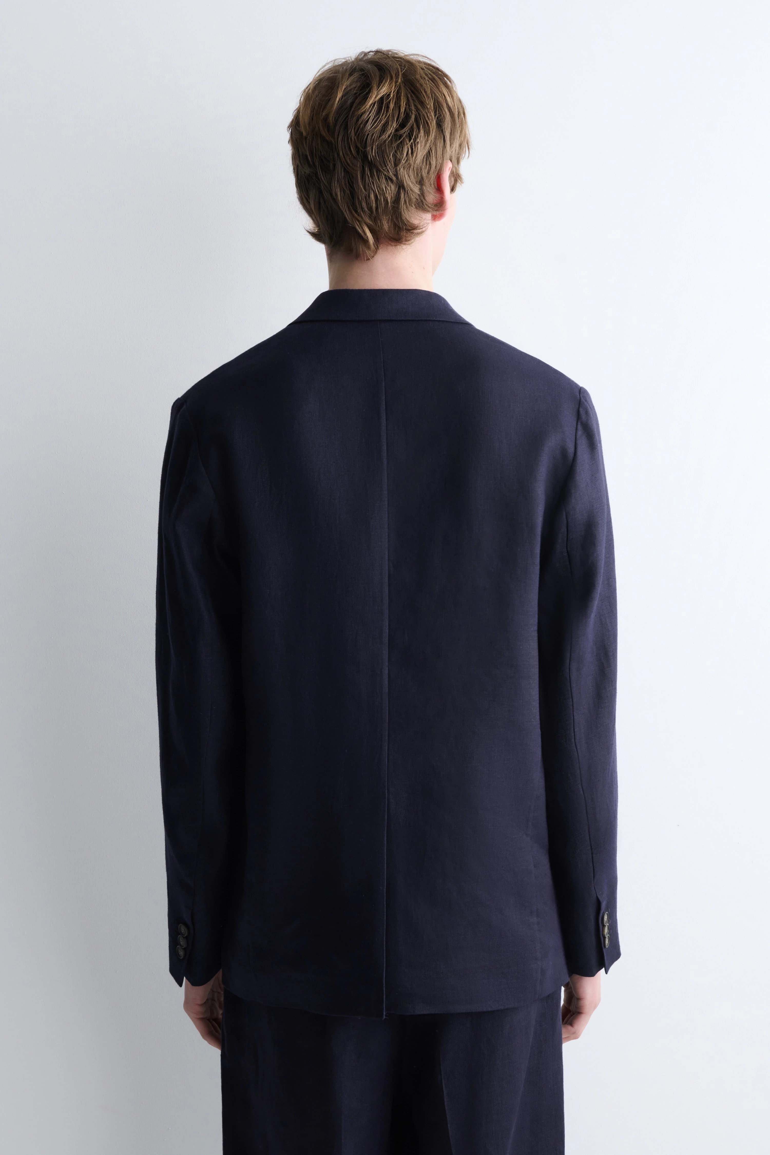 SINGLE-BREASTED LINEN BLAZER