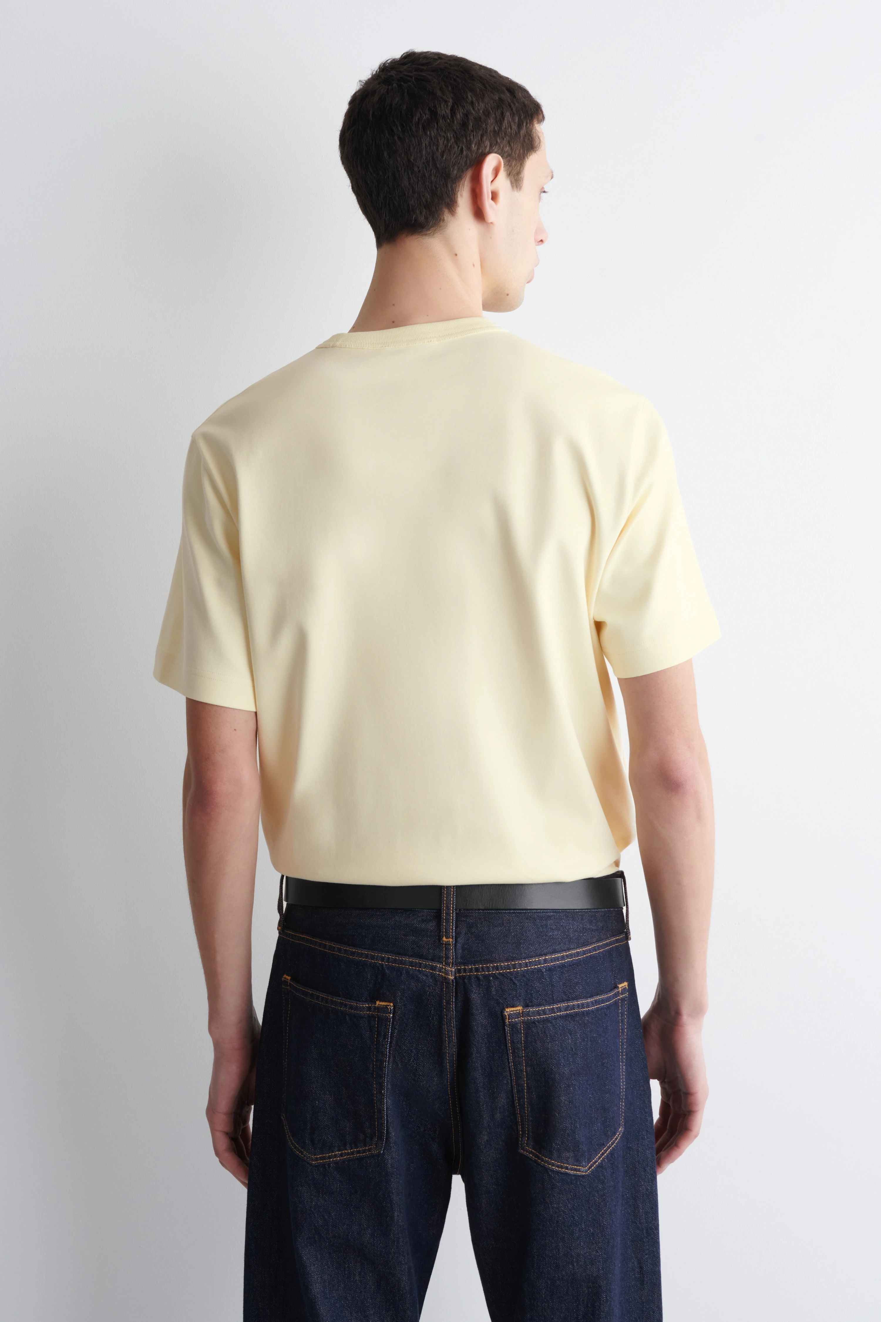 INTERLOCK COTTON CREW-NECK T-SHIRT - 2