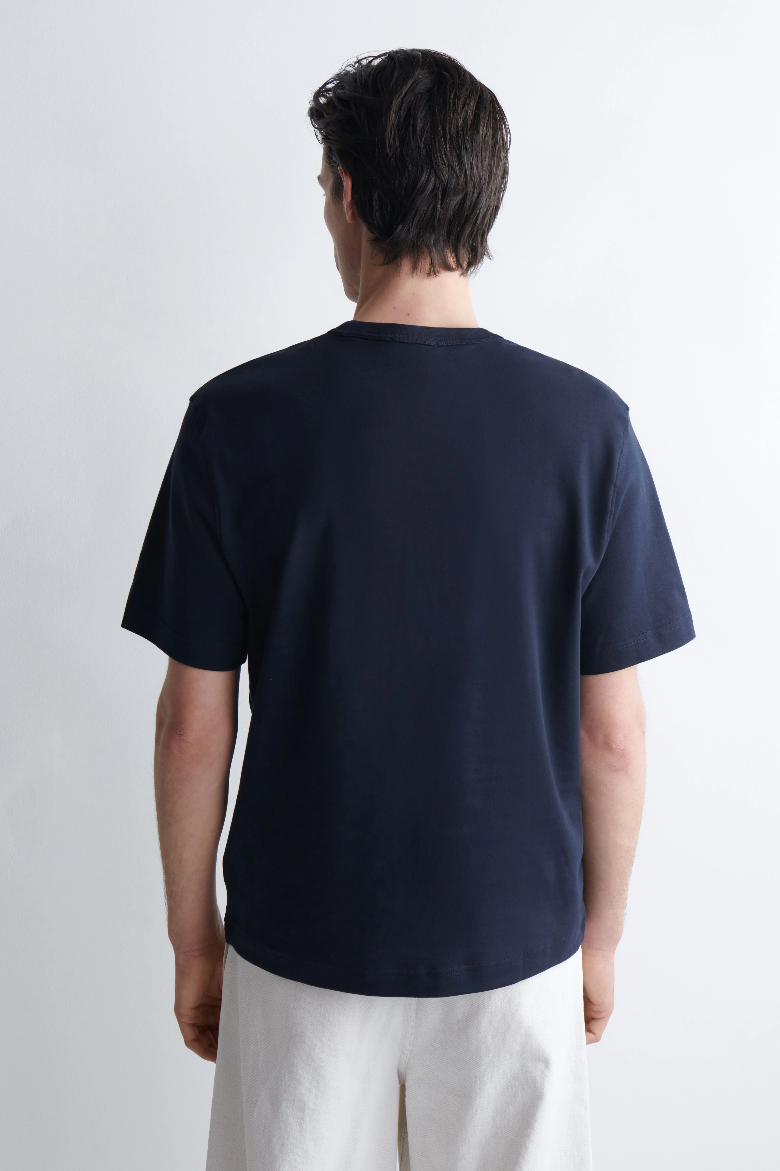 INTERLOCK COTTON CREW-NECK T-SHIRT - 2