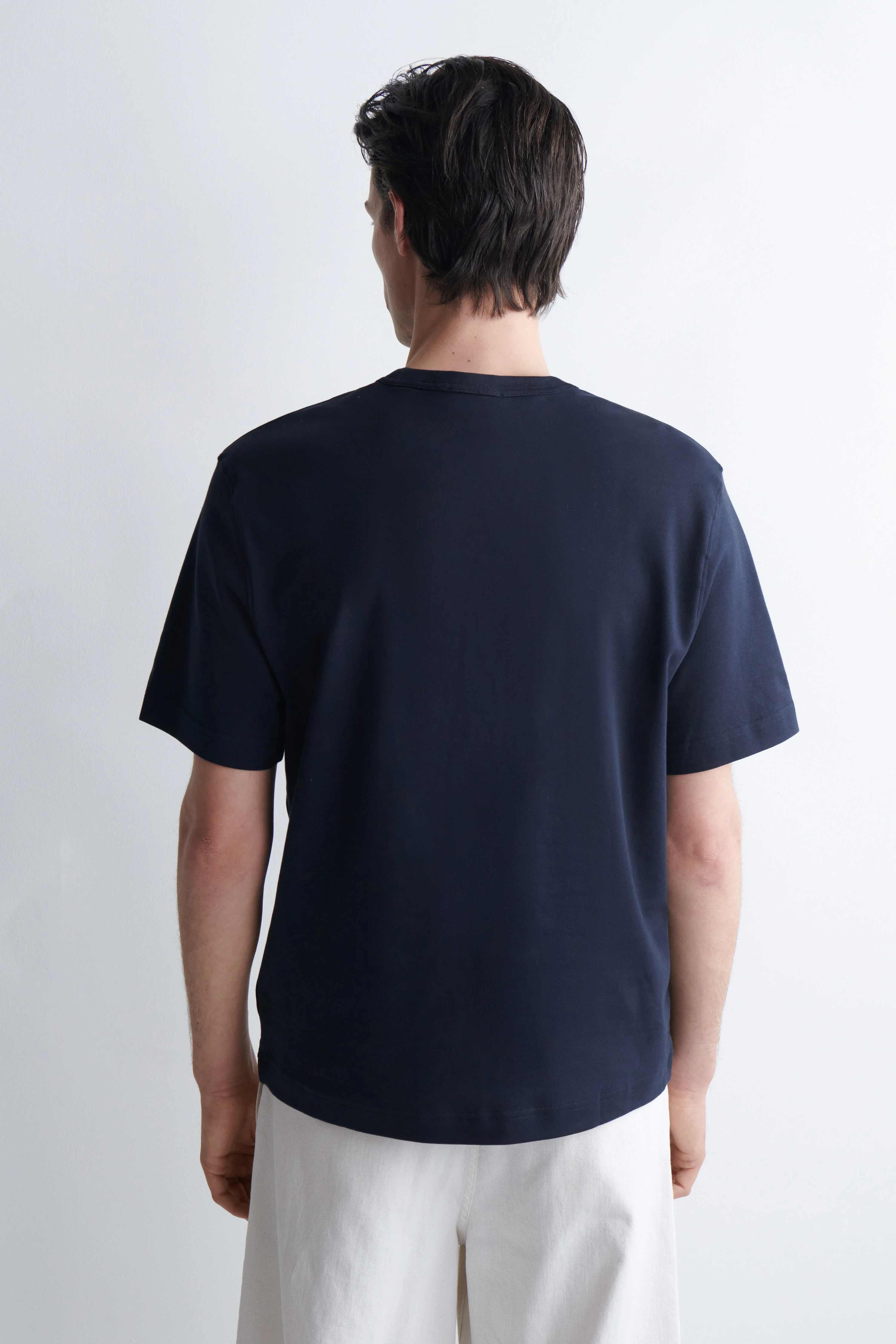 INTERLOCK COTTON CREW-NECK T-SHIRT - 2
