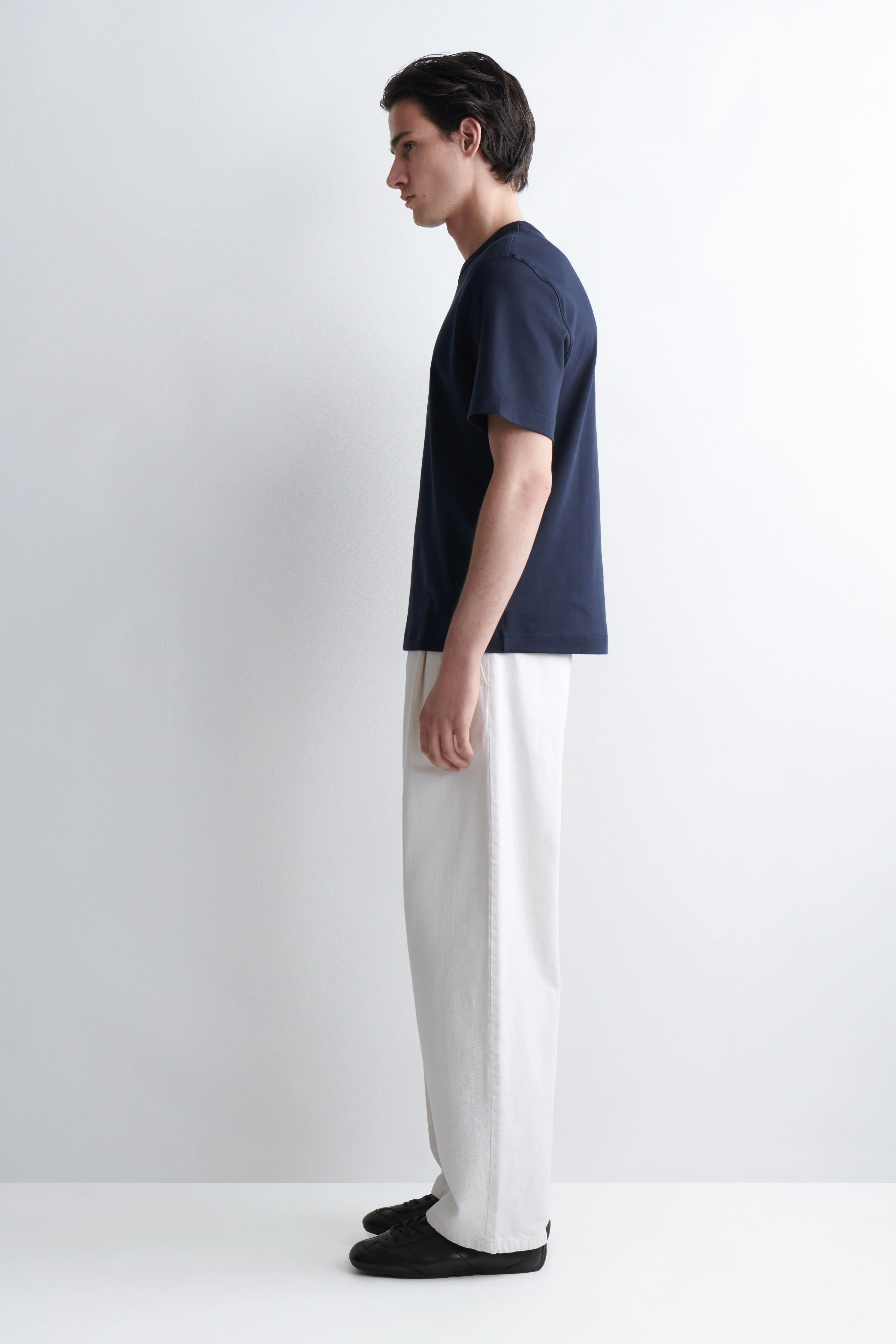 INTERLOCK COTTON CREW-NECK T-SHIRT - 4