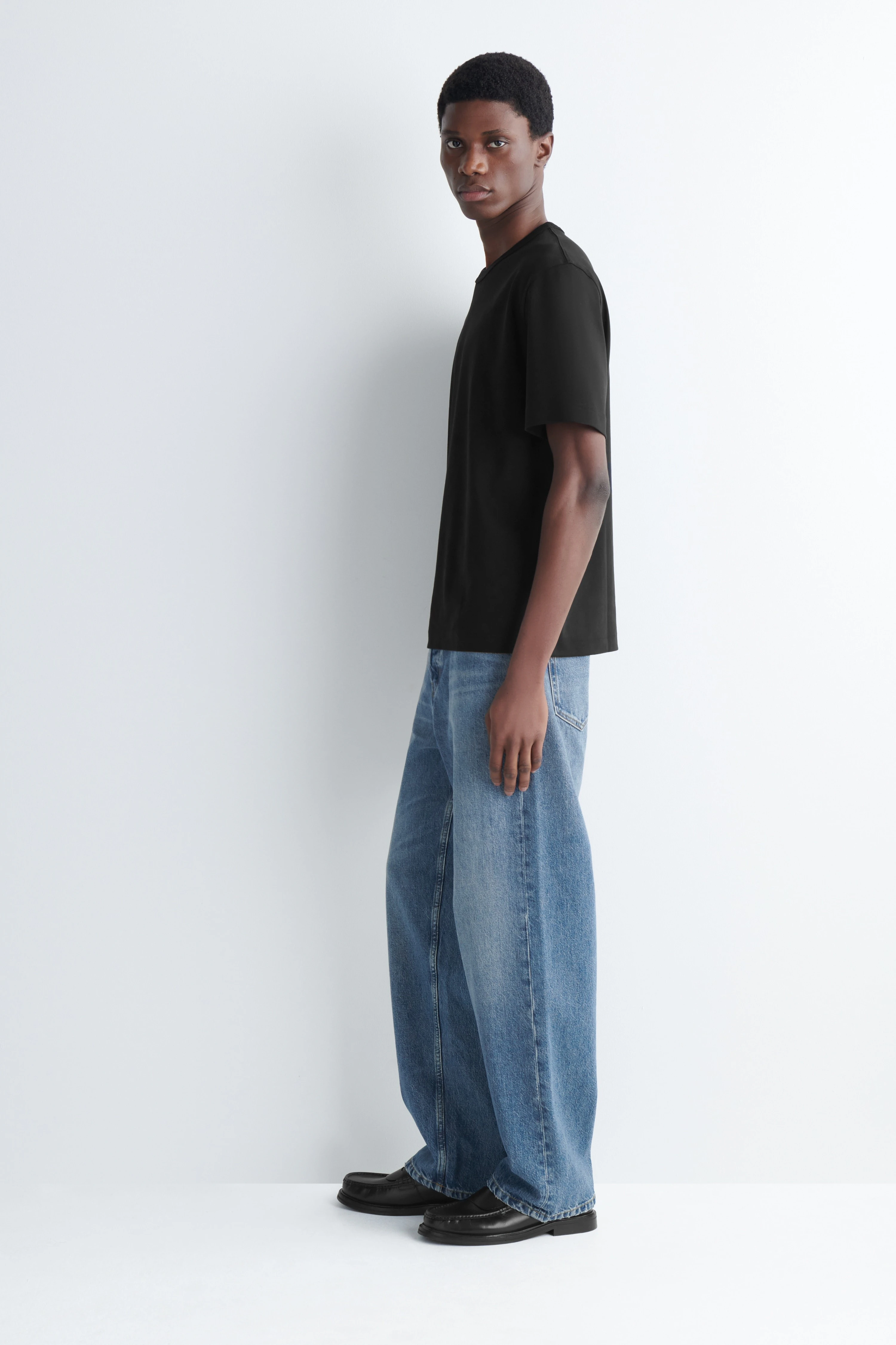 INTERLOCK COTTON CREW-NECK T-SHIRT - 3
