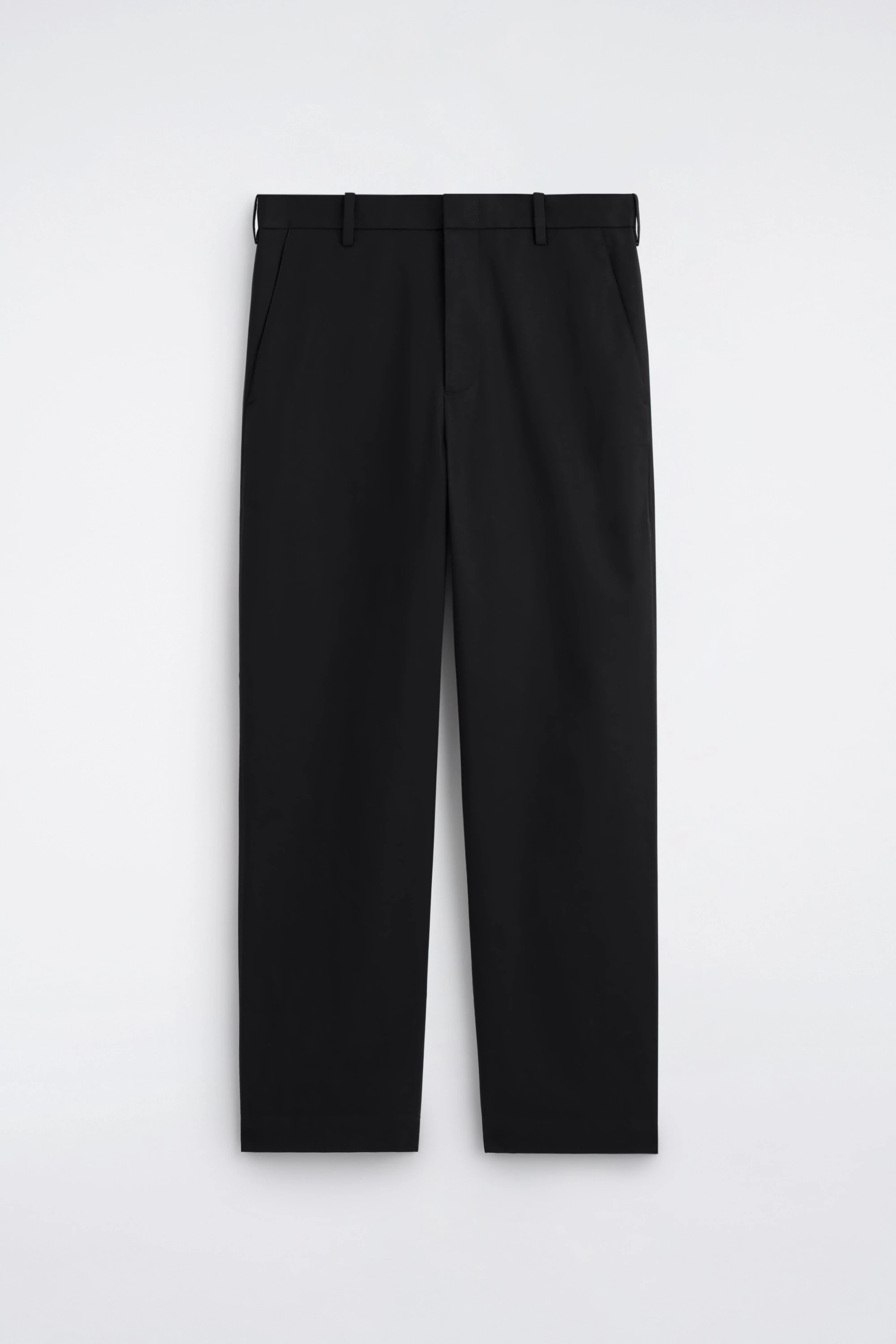 COTTON RELAXED-FIT WIDE-LEG CHINOS - 6