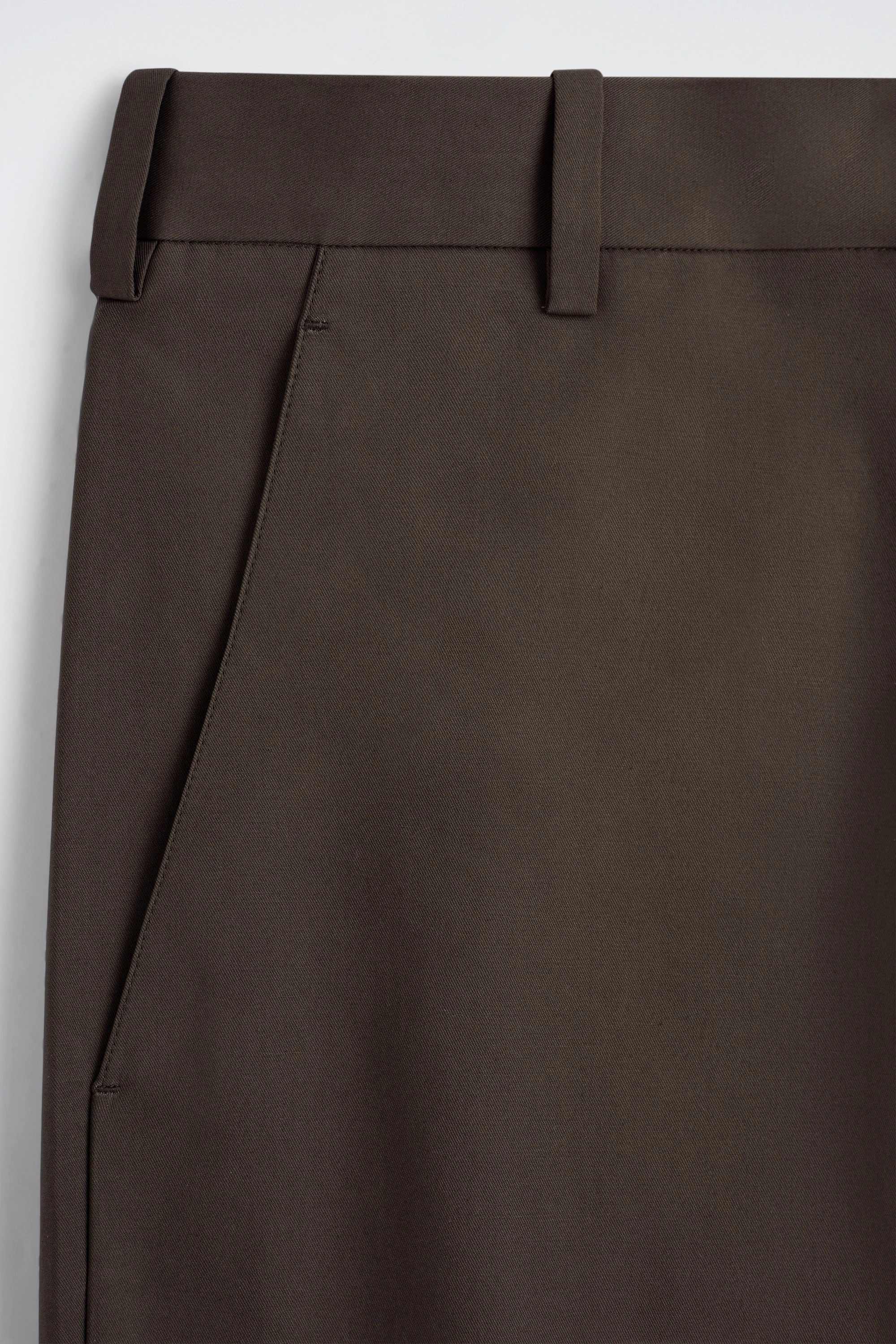 COTTON RELAXED-FIT WIDE-LEG CHINOS - 7