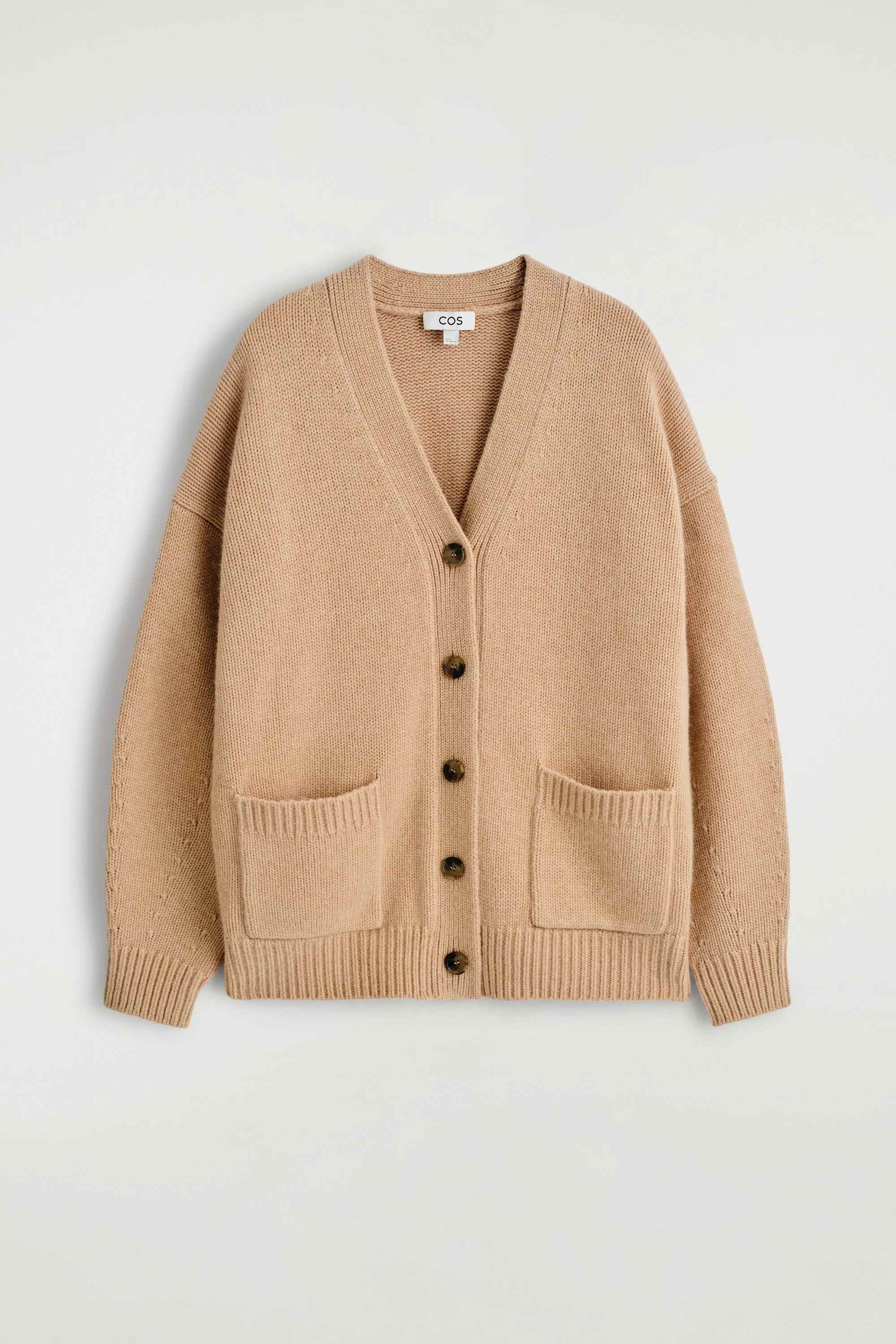 OVERSIZED MERINO WOOL CARDIGAN