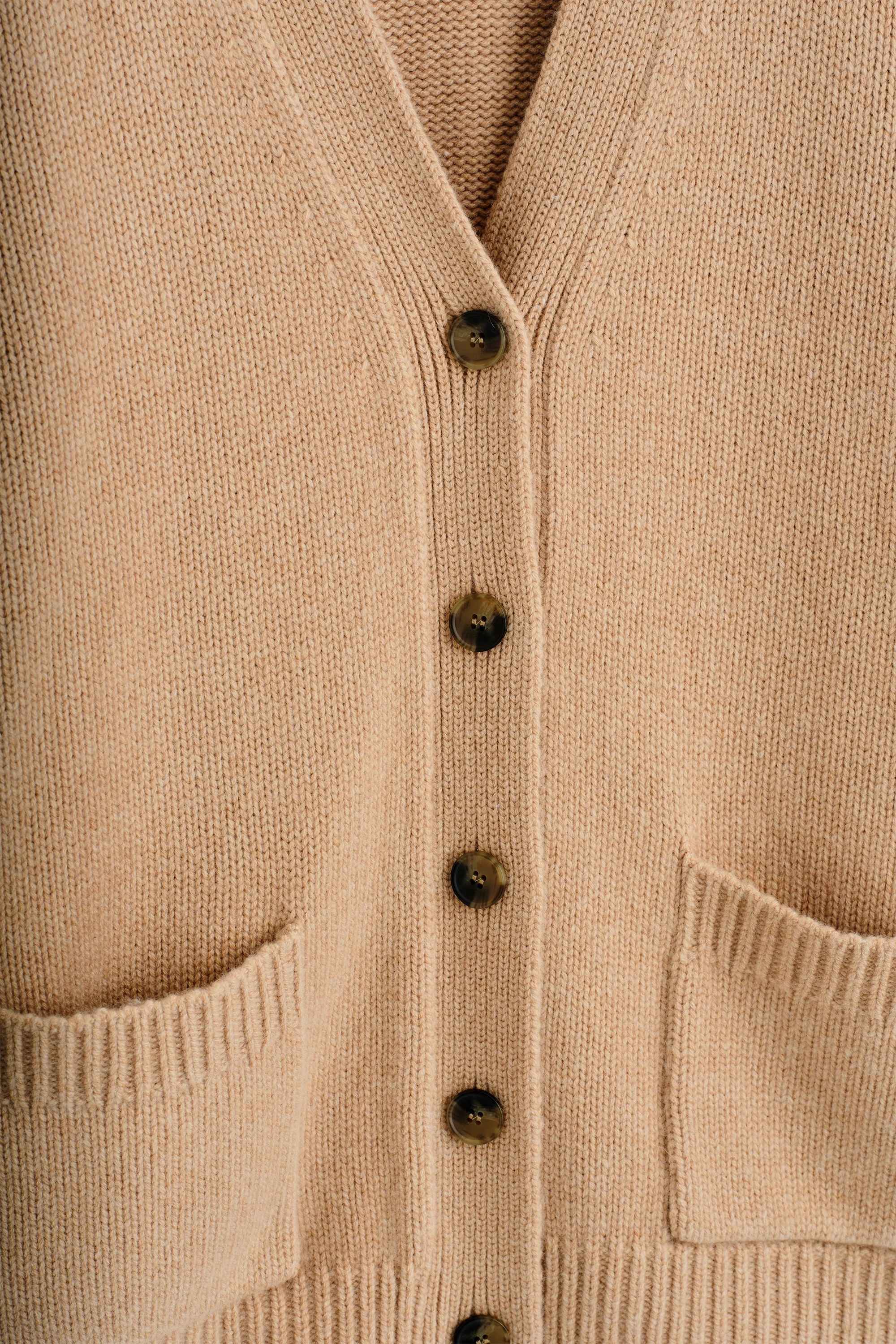 OVERSIZED MERINO WOOL CARDIGAN