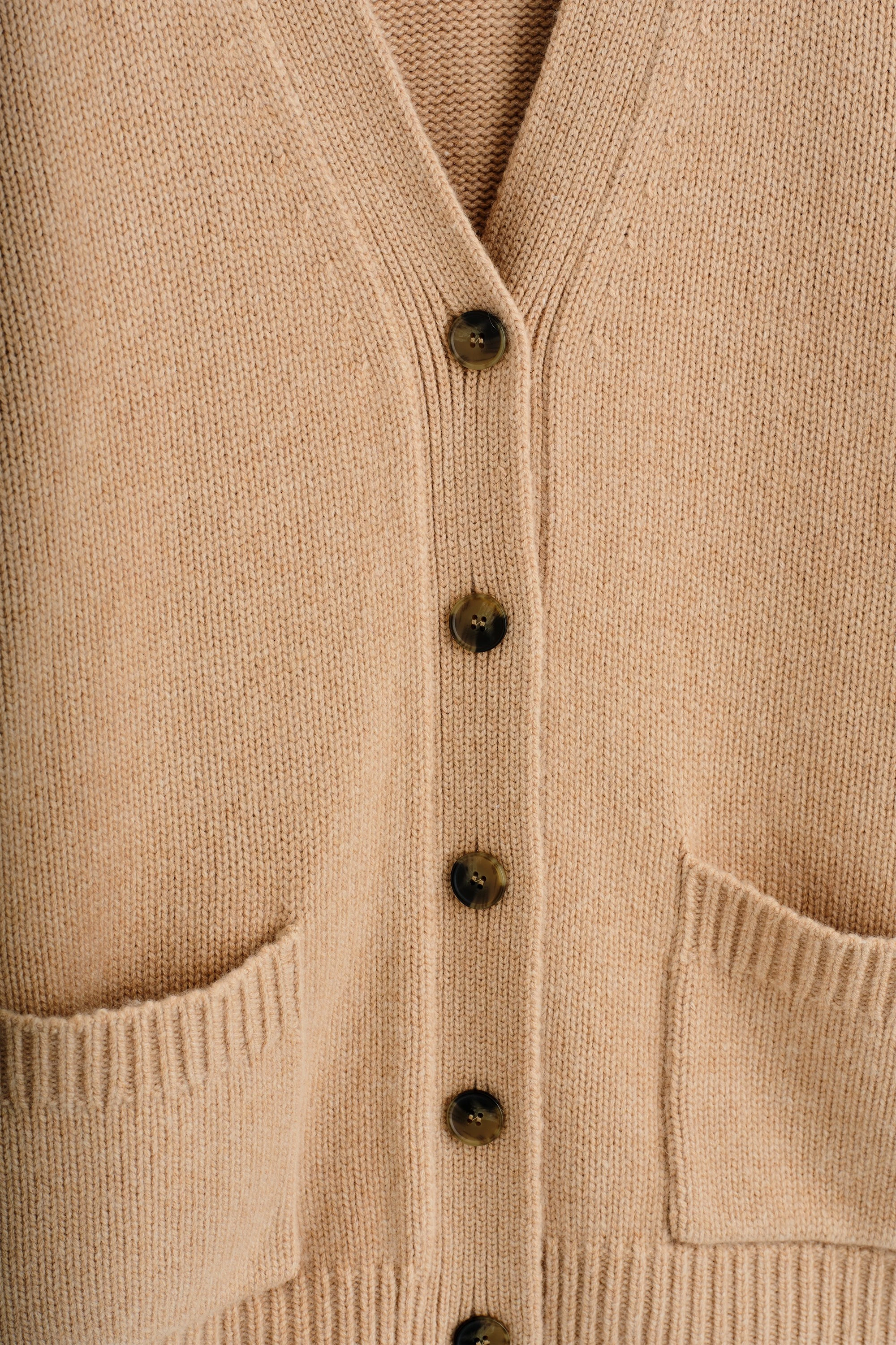 OVERSIZED MERINO WOOL CARDIGAN - 2