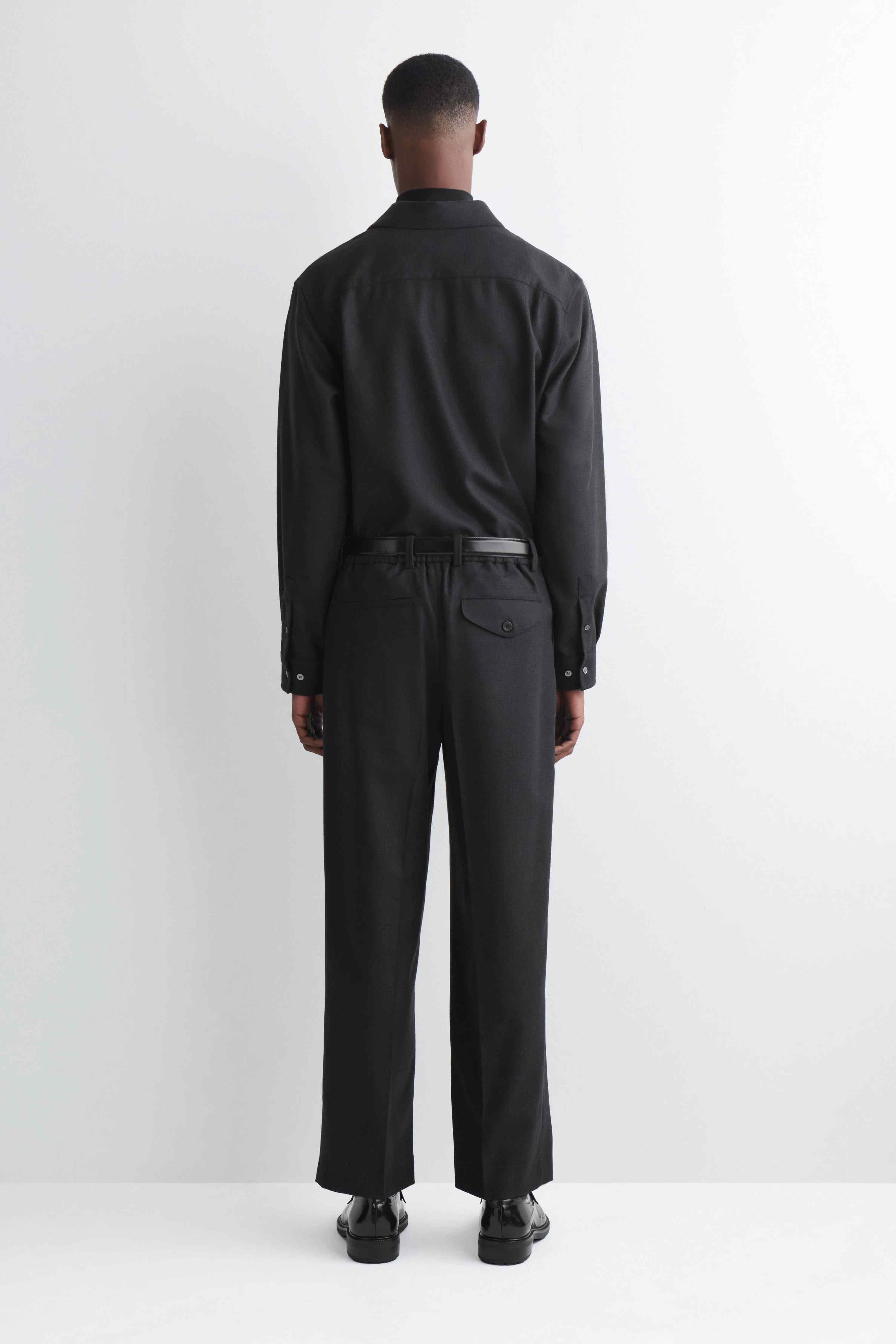 PLEATED WOOL RELAXED-FIT STRAIGHT-LEG TROUSERS - 2