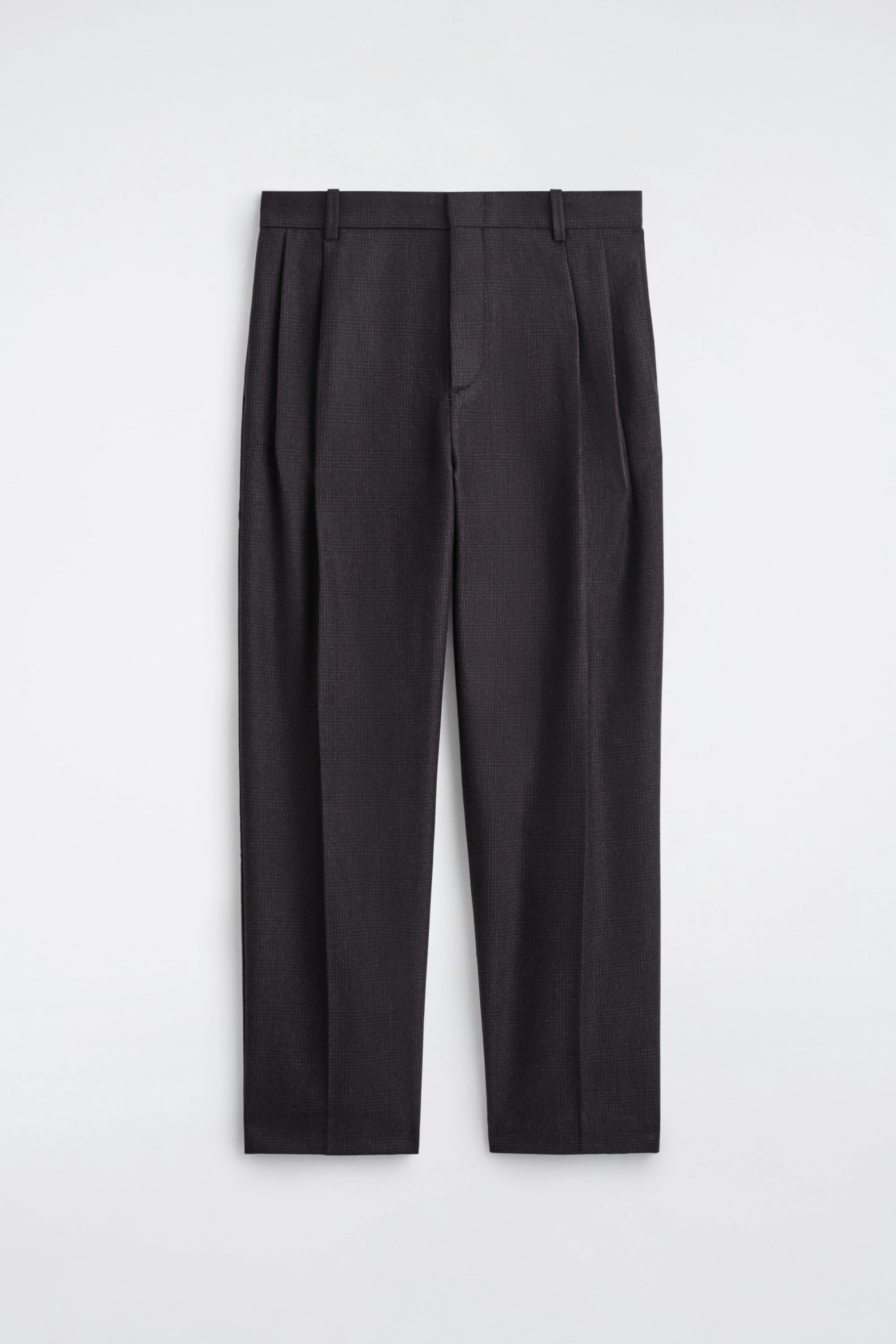 PLEATED WOOL RELAXED-FIT STRAIGHT-LEG TROUSERS - 6