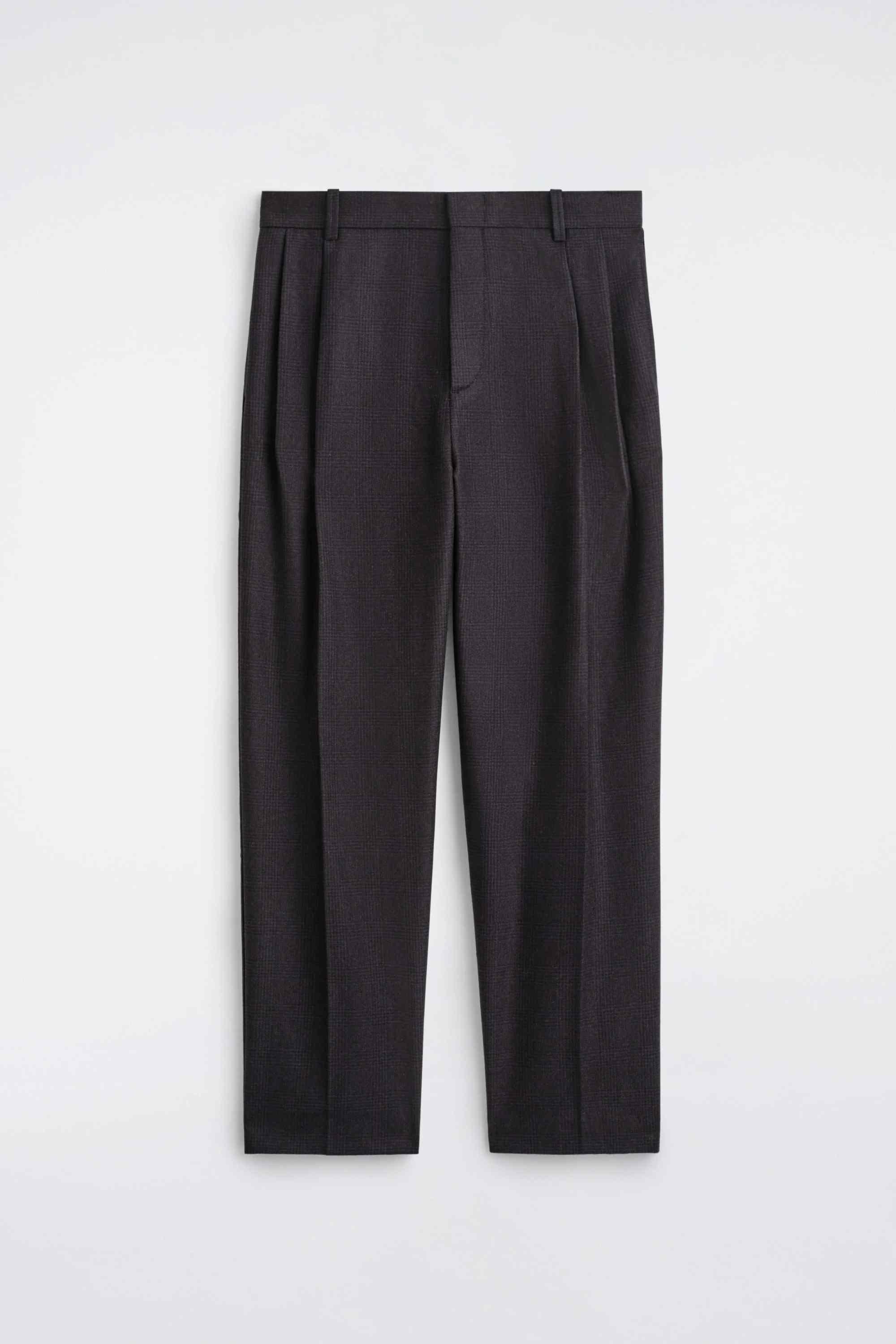 PLEATED WOOL RELAXED-FIT STRAIGHT-LEG TROUSERS - 6
